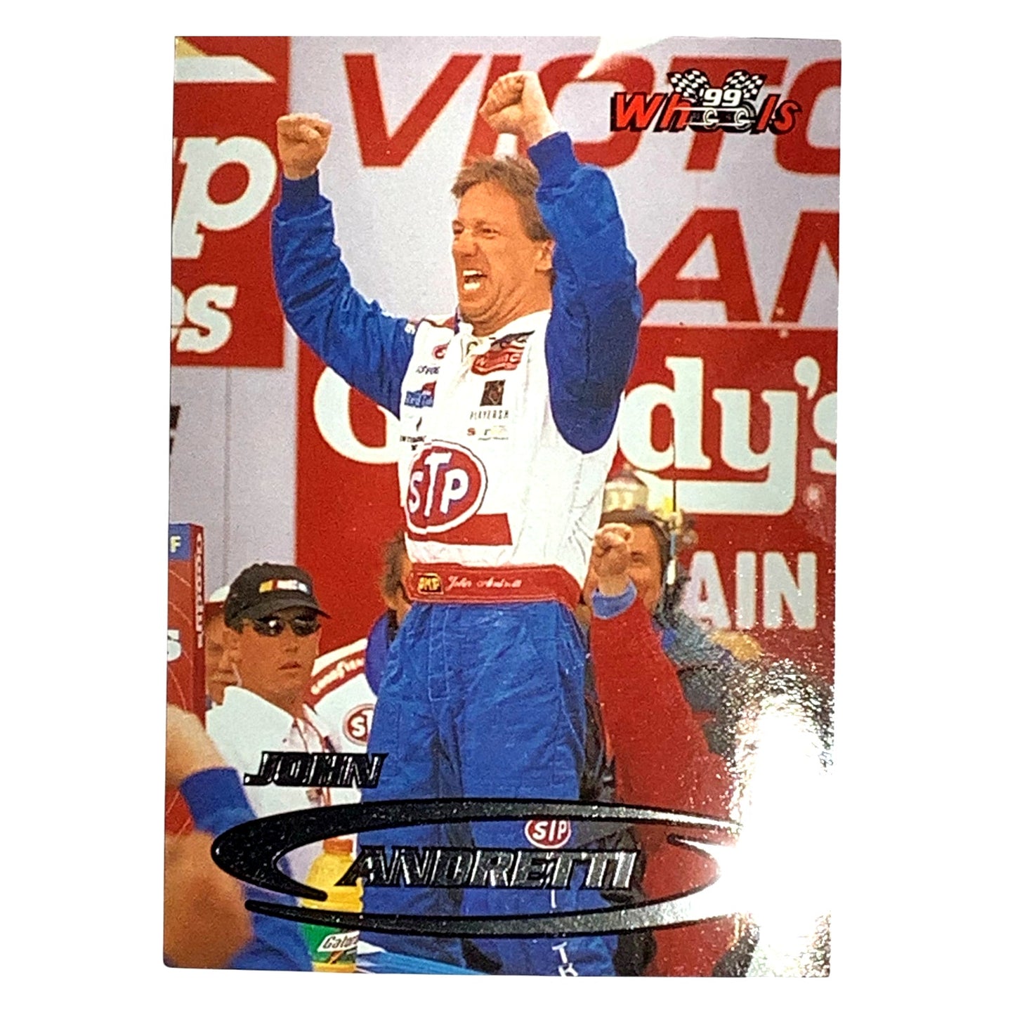 John Andretti, Sponsor: STP, Card 1, 1999 Wheels NASCAR Winston Cup, NM+