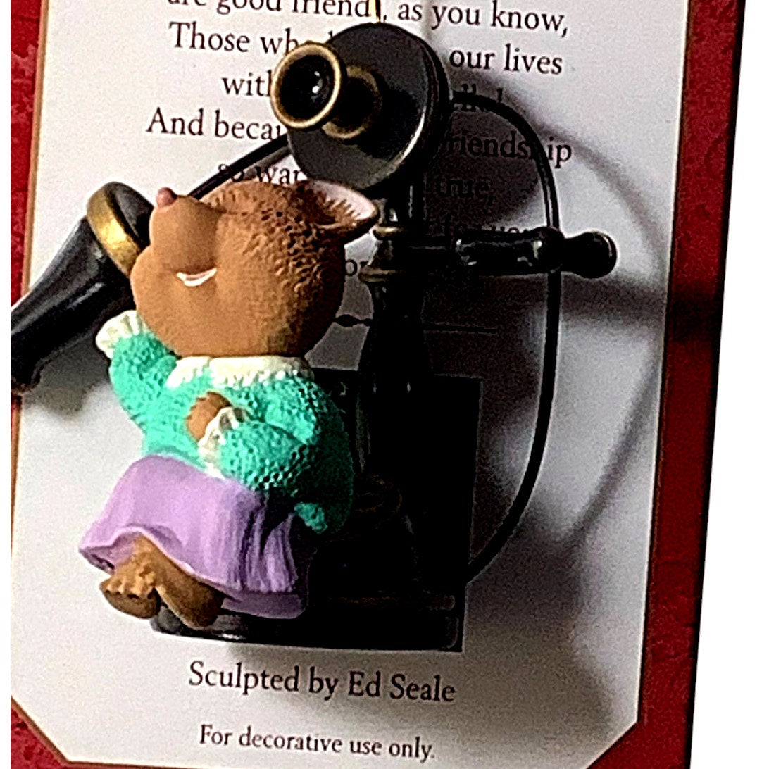 2PK Hallmark 1999 Keepsake Ornaments, Friendship Hello Hello MPN: QX6777 / 06777