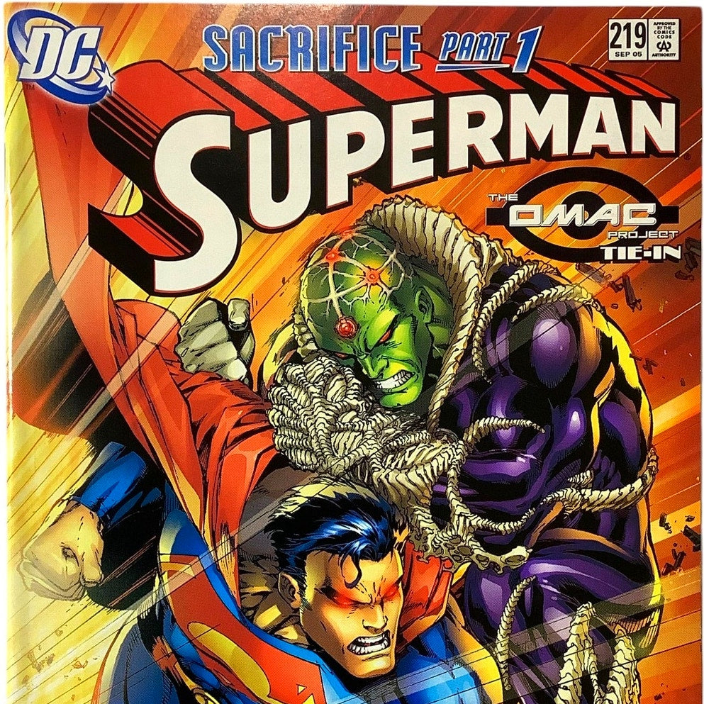 DC Comics, Superman #219, Sacrifice 1/4, Sept 2005, NM 9.4
