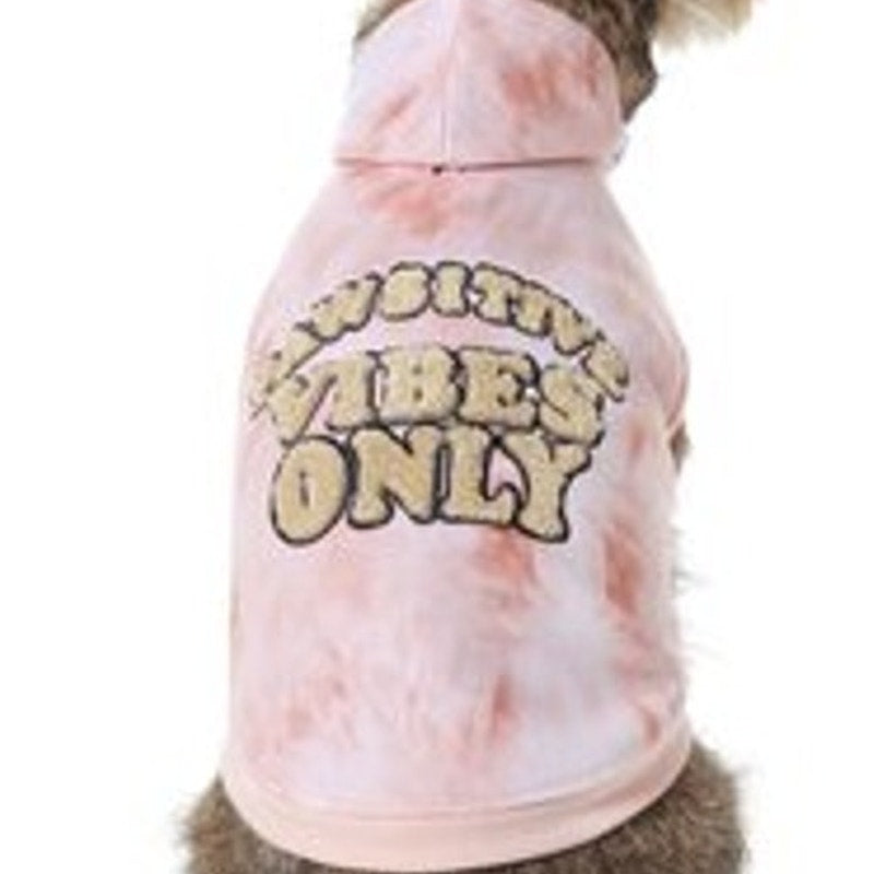 Frisco Pawsitive Vibes Only Dog & Cat Hoodie XX-Large Brushed Fleece Pullover