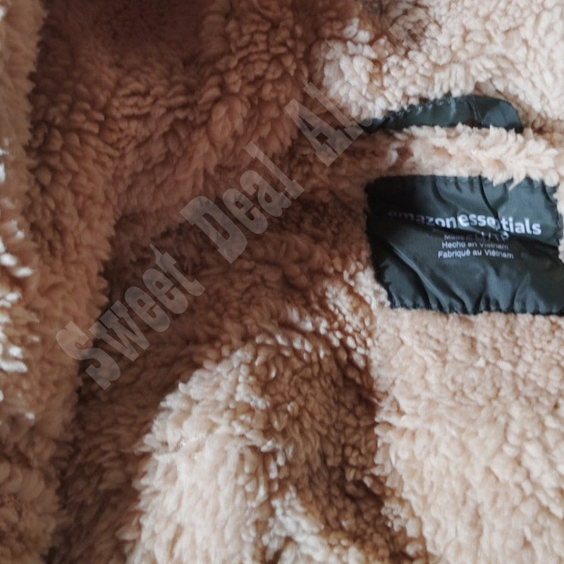 Lightweight Quilted Full-Zip Water-Resistant Sherpa-Lined Hooded Puffer Jacket