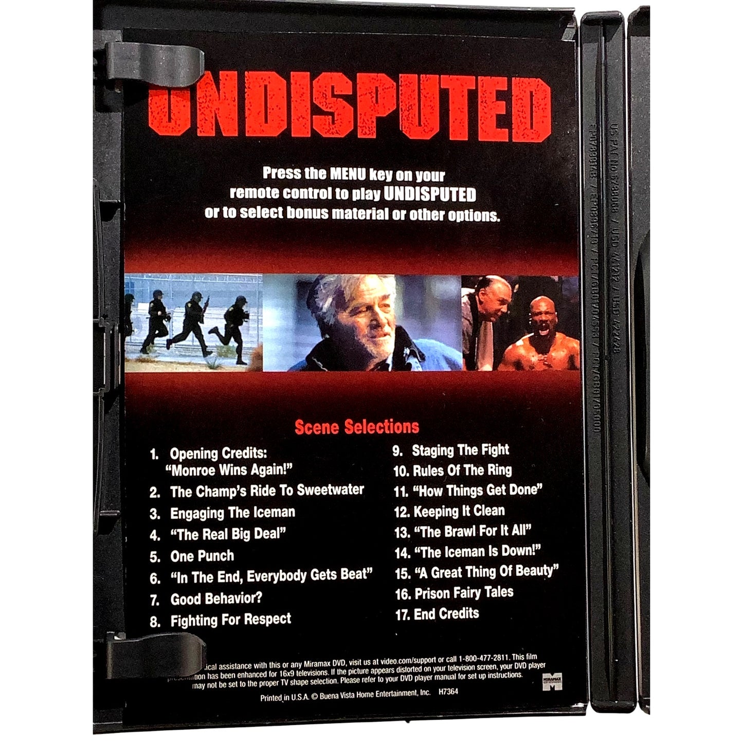 Undisputed (2011, DVD) 94 Minute of Mystery & Thrill, Wesley Snipes, Vino Rhames