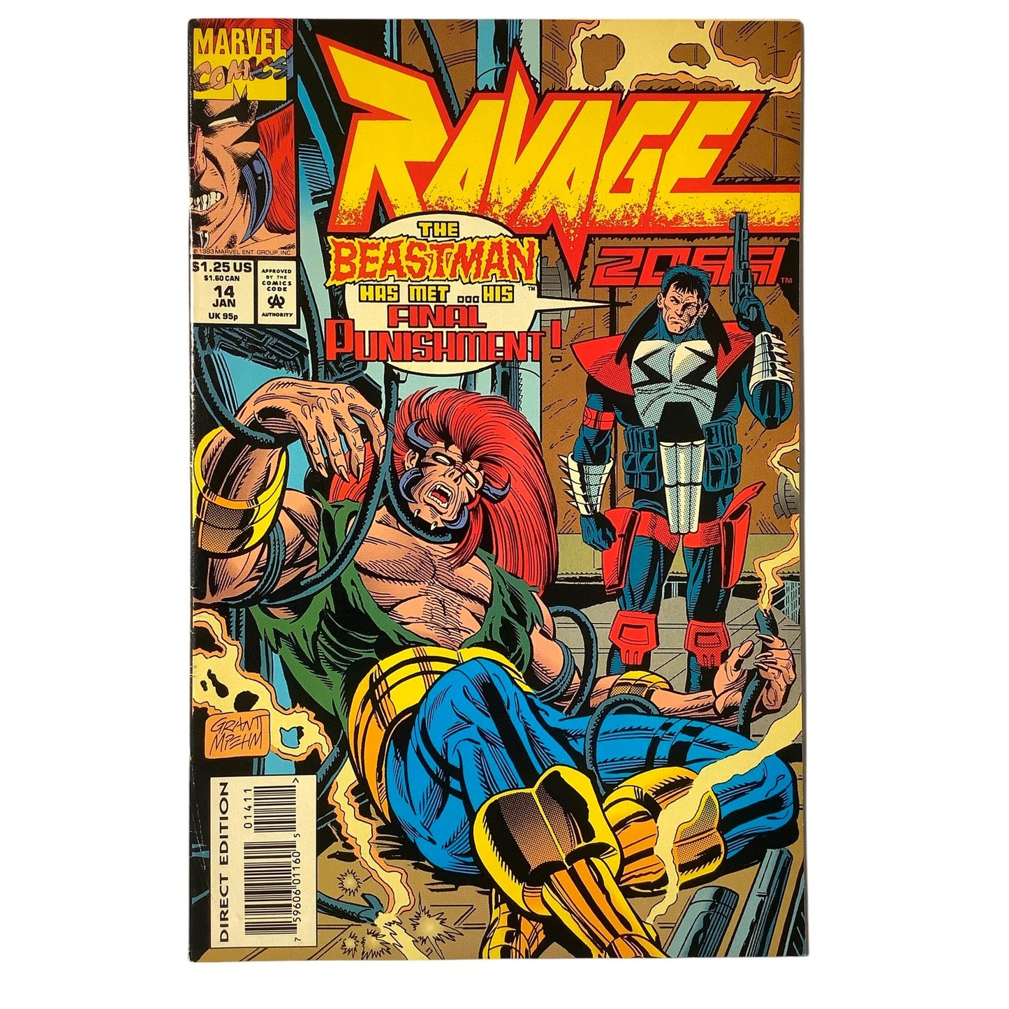 Marvel's Ravage 2099 #14, Clouds of Doom, Jan 1994, VF/NM 9.0