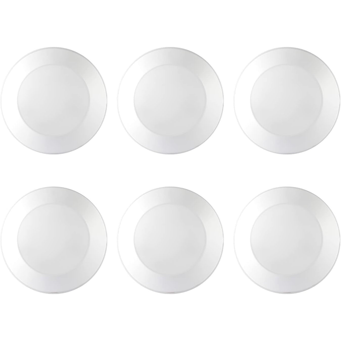 7.5" Flush6-PK Flush Mount LED Disk Light – 15W, 1000lm, CRI90, 5CCT – Fits 5/6" Can or 4" J-Box