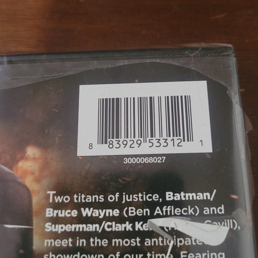Batman v Superman Dawn of Justice DVD 2016 Action Superhero DC Comics B Affleck