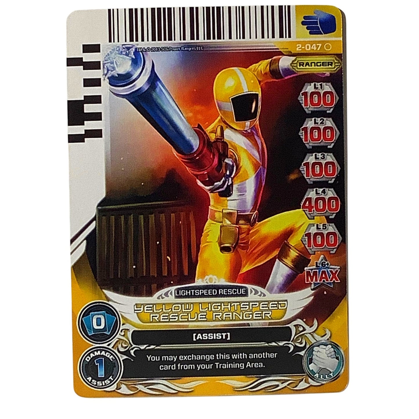 Yellow Lightspeed Rescue Ranger, 2-047, Guardians of Justice Power Rangers 2013