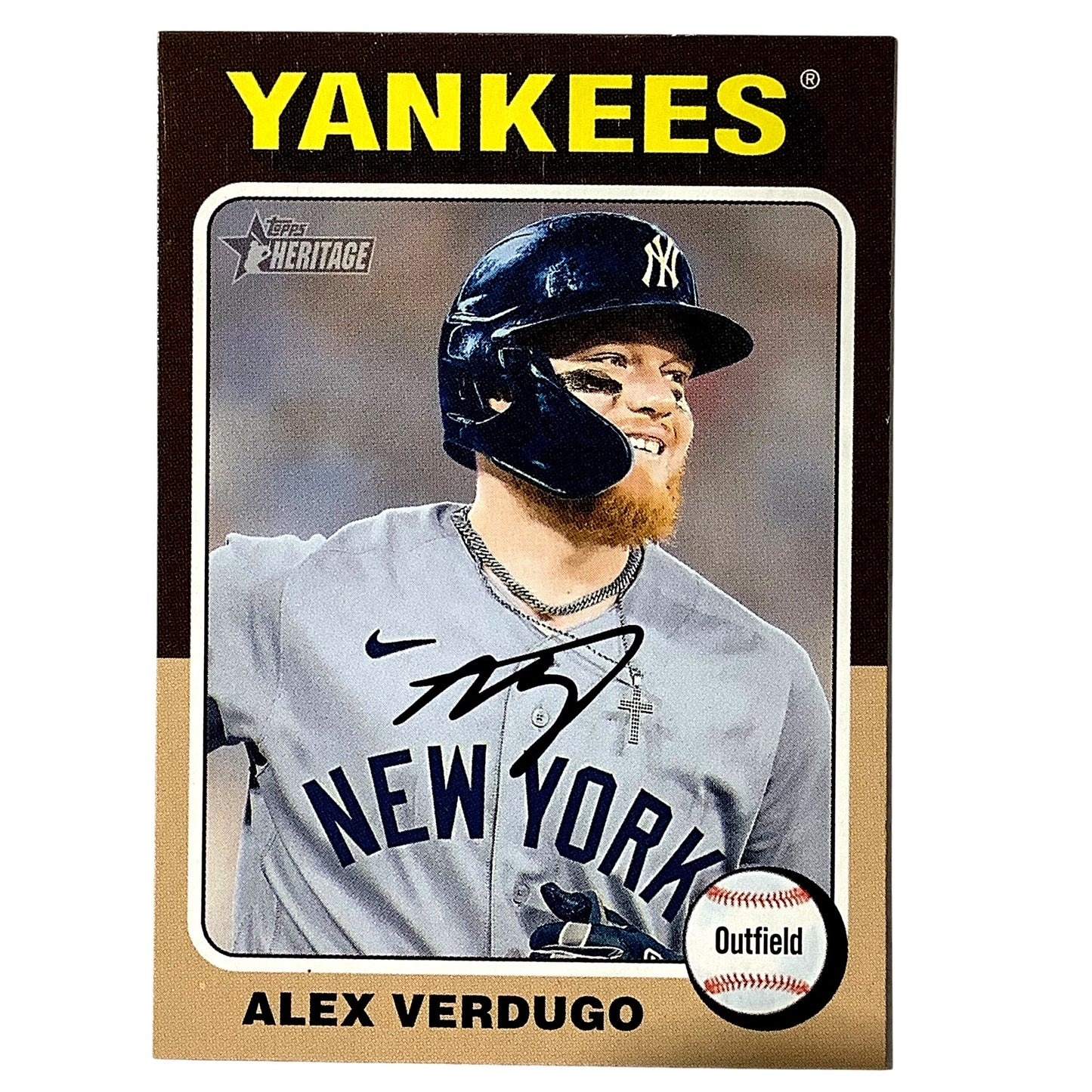 2024 Topps Heritage - Alex Verdugo, New York Yankees OF, Card #275, NM+