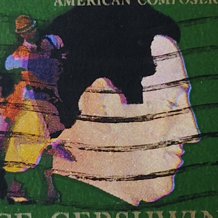 1973 US Postage Stamp Scott #1484 8c George Gershwin American Composer Used