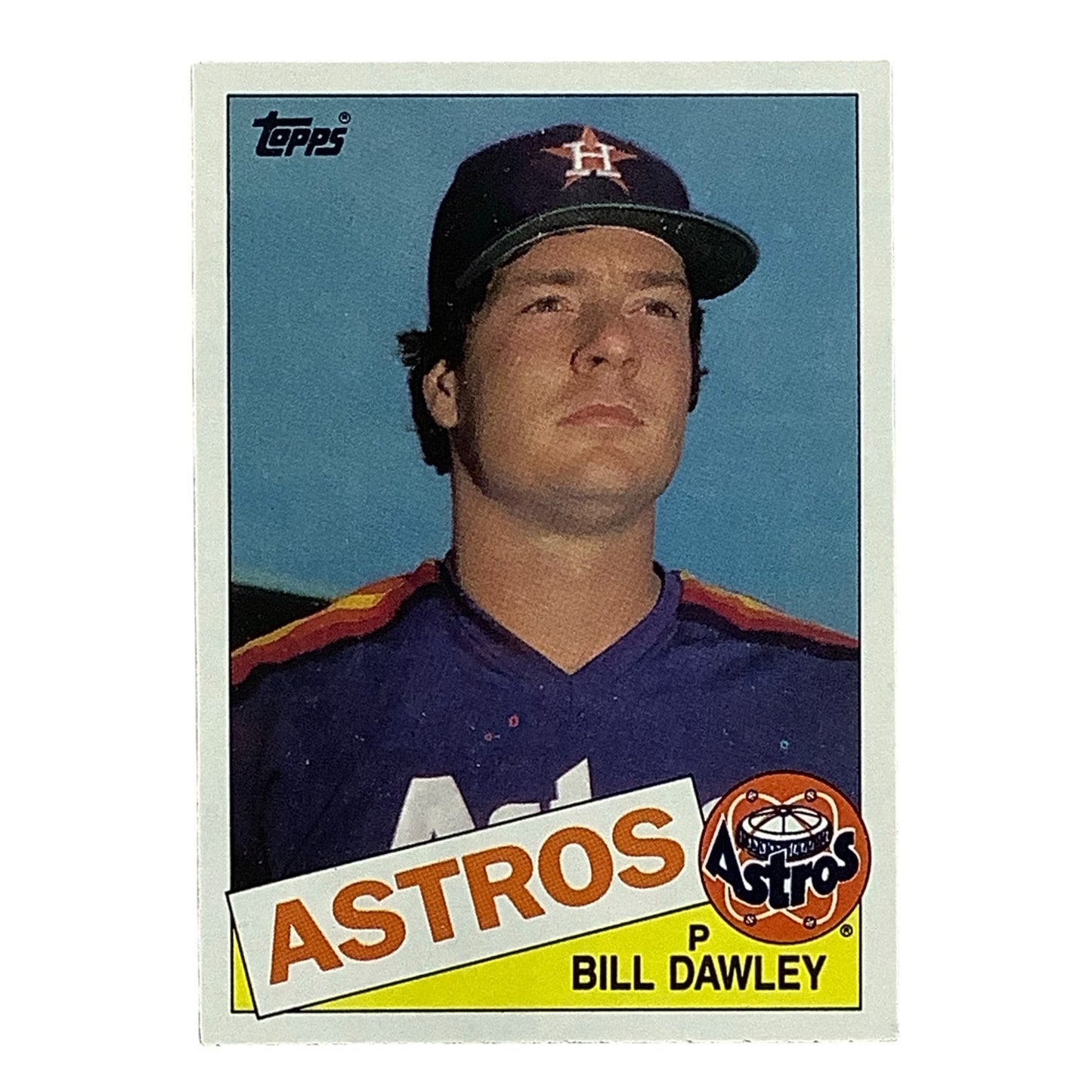 Bill Dawley, Houston Astros, MLB, 1985 Topps Card 634, EX/NM
