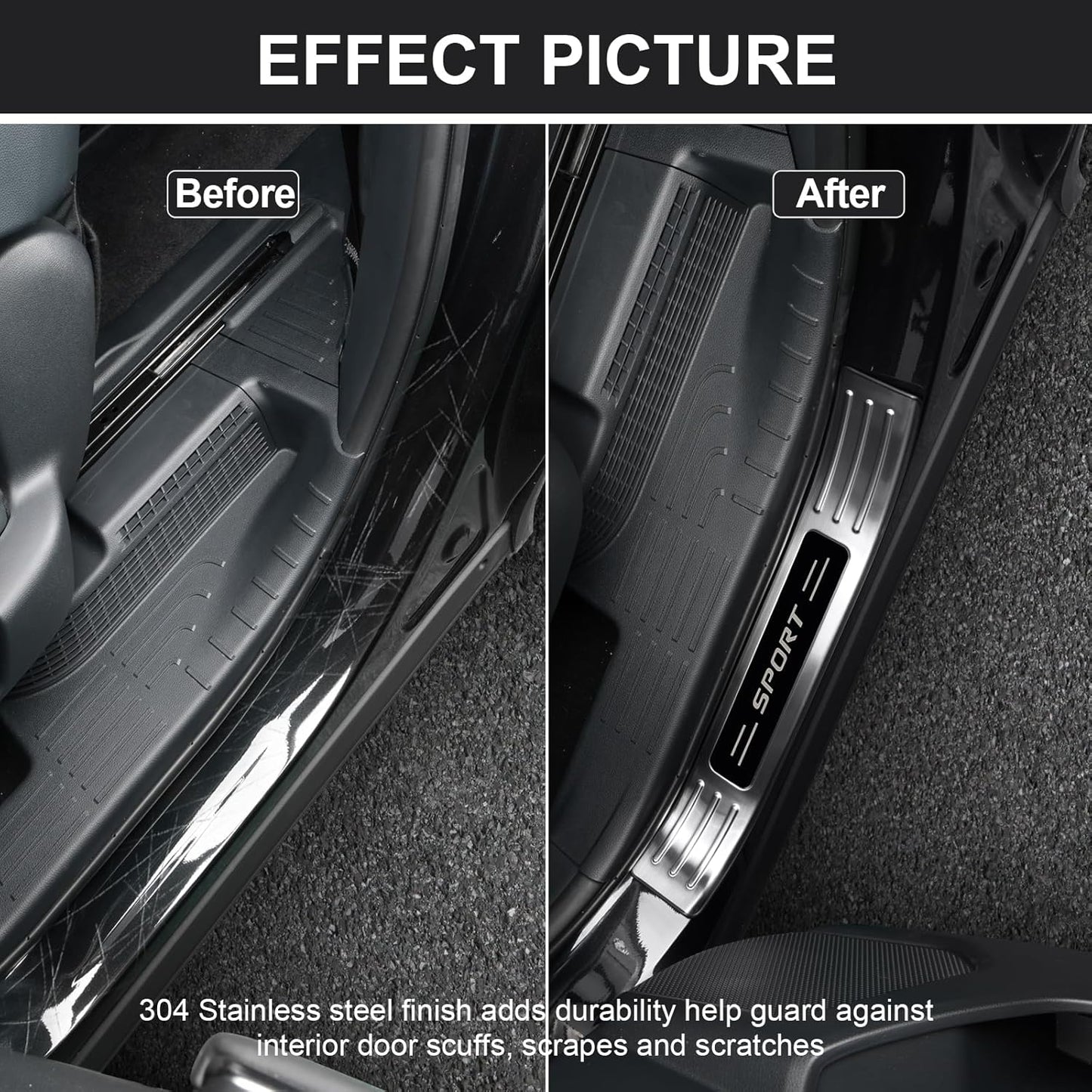 Toyota Highlander Stainless Steel Outer Door Sill Protector – 2020-2025 Models
