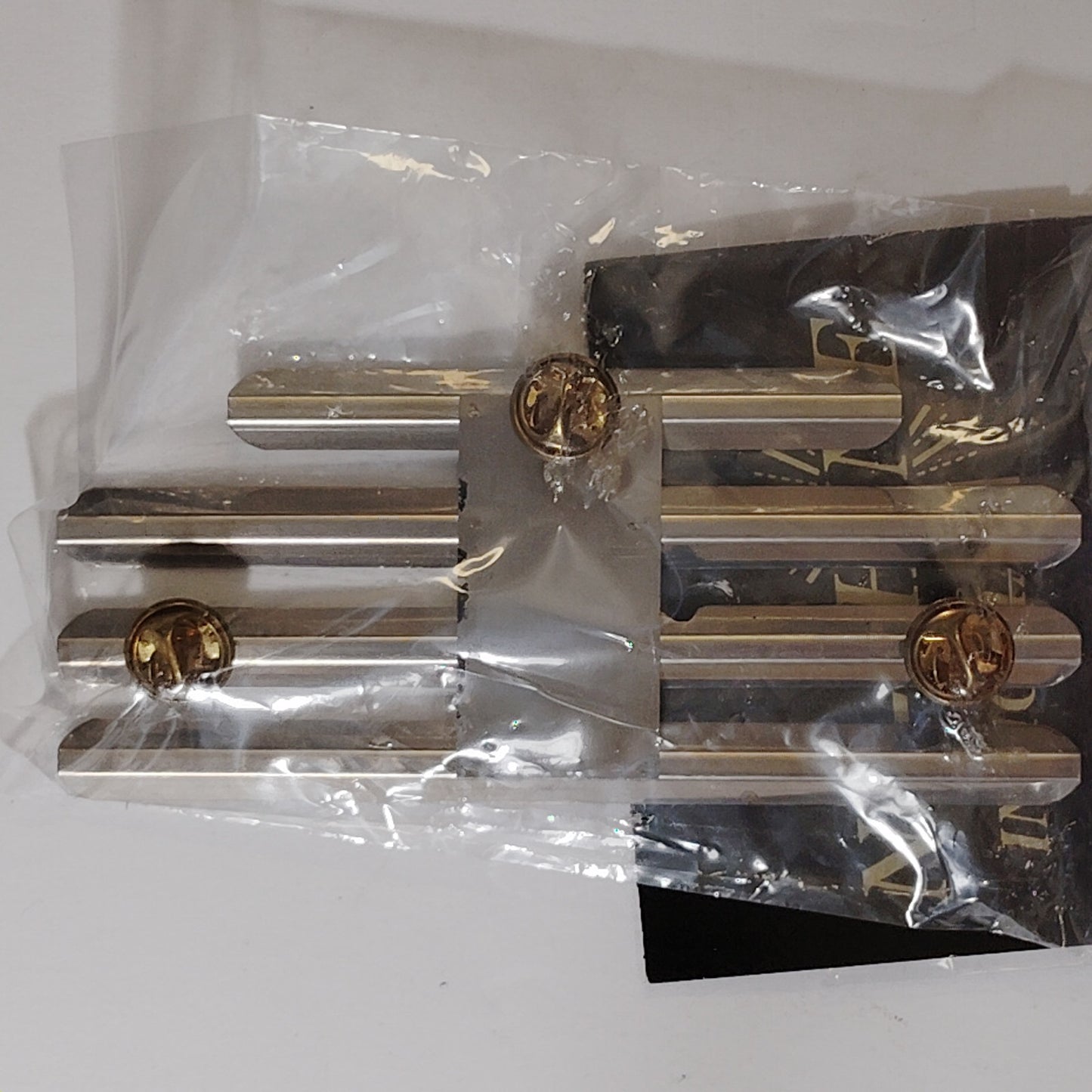 Mounting Rack Bar - 11 Ribbons (3/3/3/2 Centered w/ 1/8" Gap) No-Shine Insignia