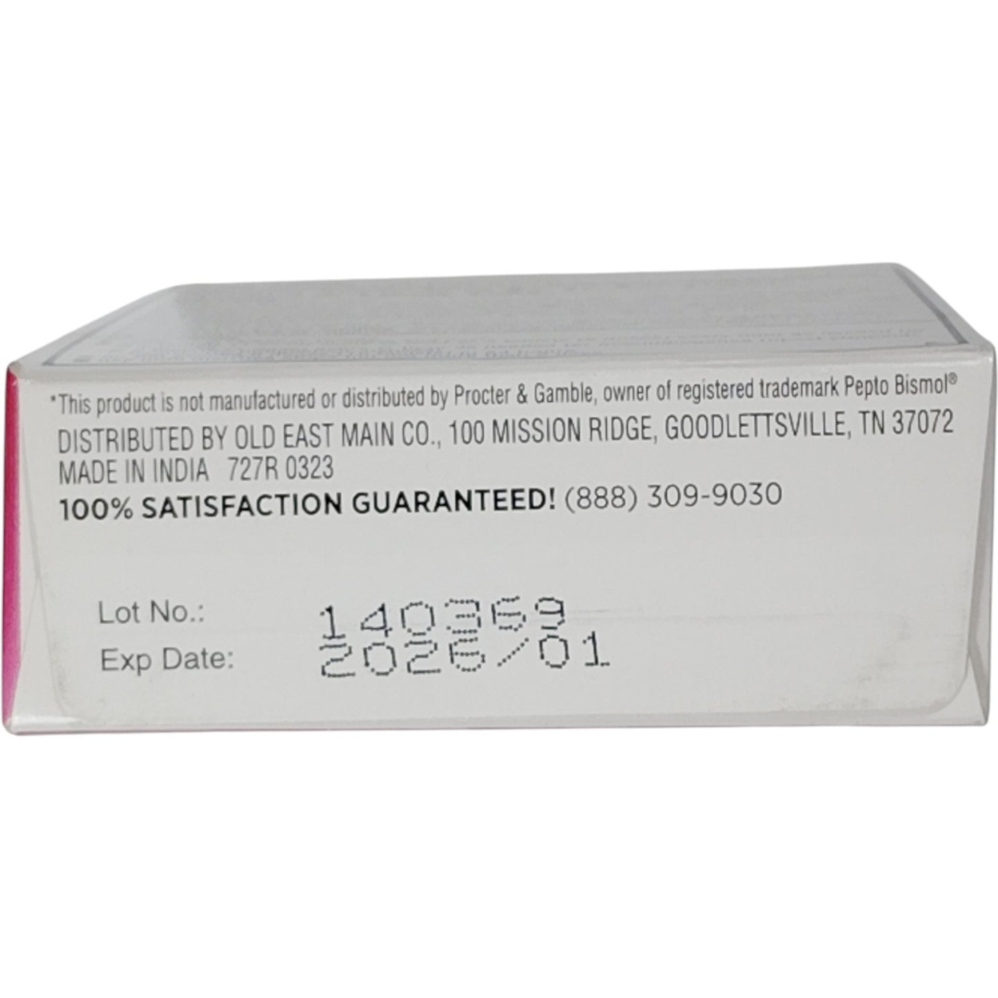 DG Stomach Relief Chewable Tablets 30 ct Bismuth Subsalicylate – Exp. 01/2026