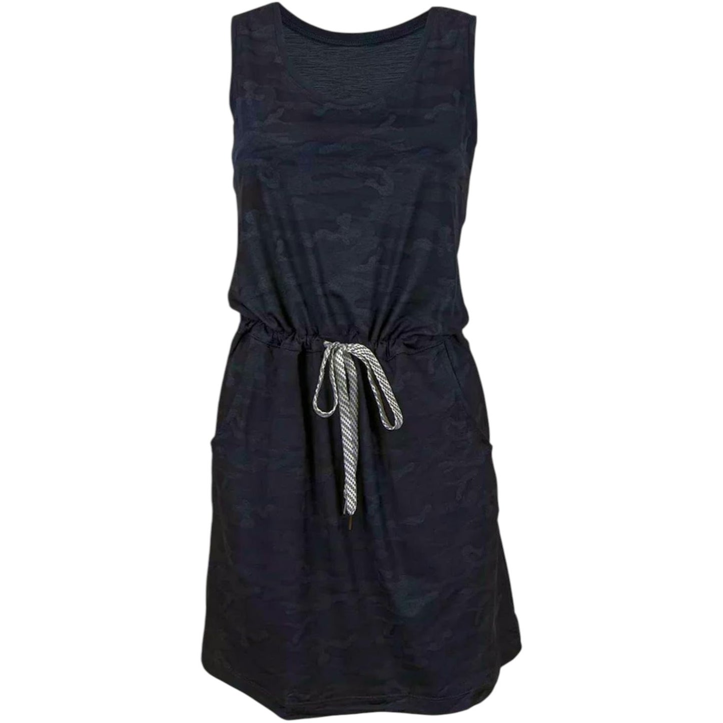 Member's Mark Pullover Drawstring Dress – Black Small | Sleeveless Scoopneck
