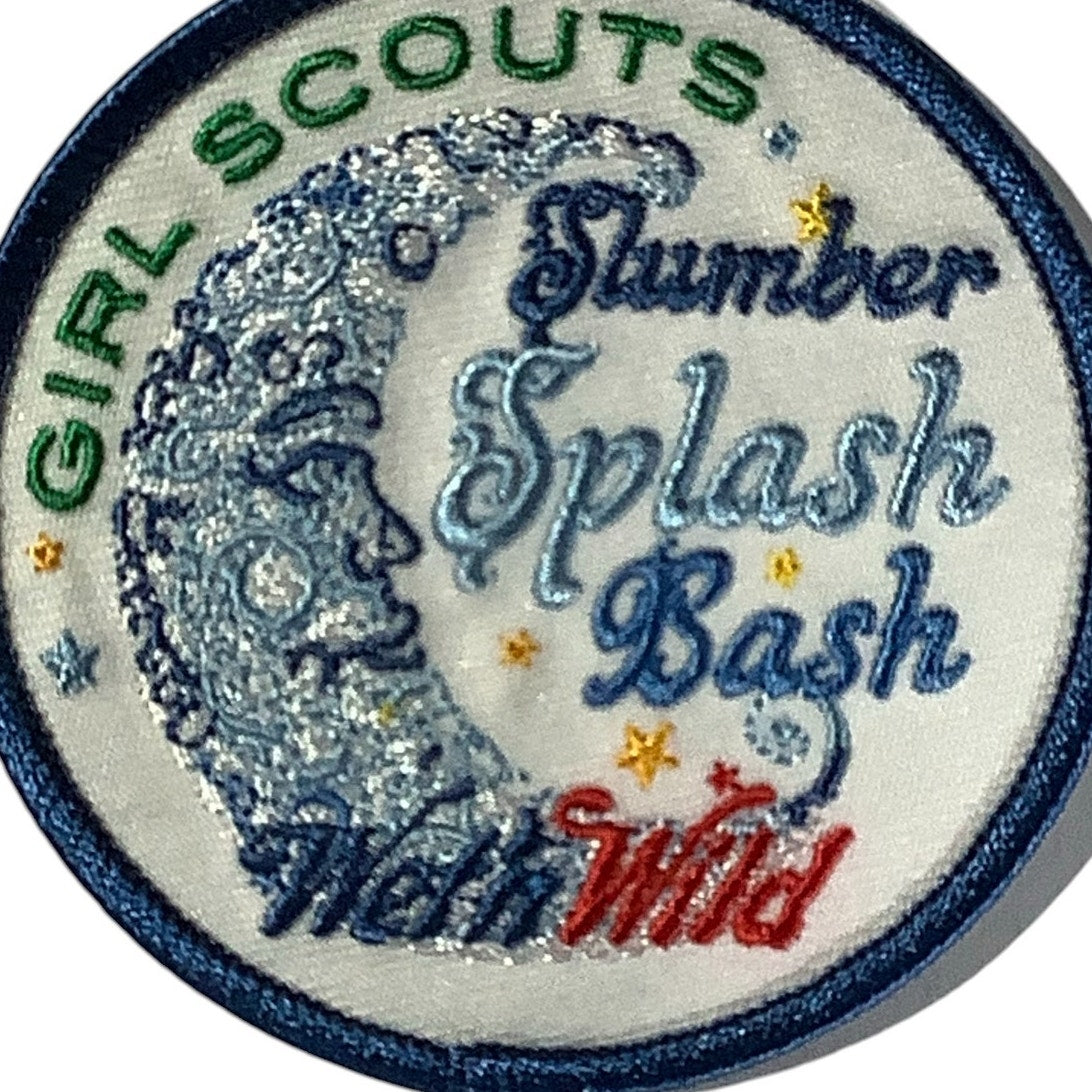 2012 Memorabilia & Patch from Wet'n Wild Girl Scouts Slumber Splash Bash