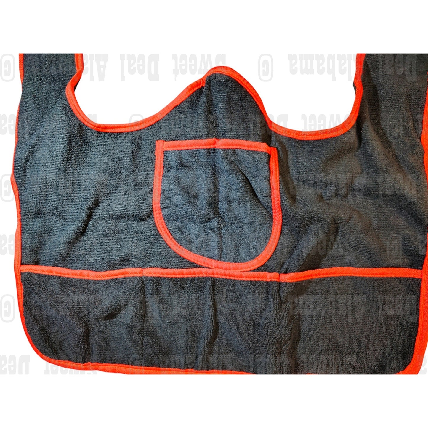 Dynamic Sweat Cover – Bike & Treadmill Accessories 25.1"W x 18.1"H, Black & Red