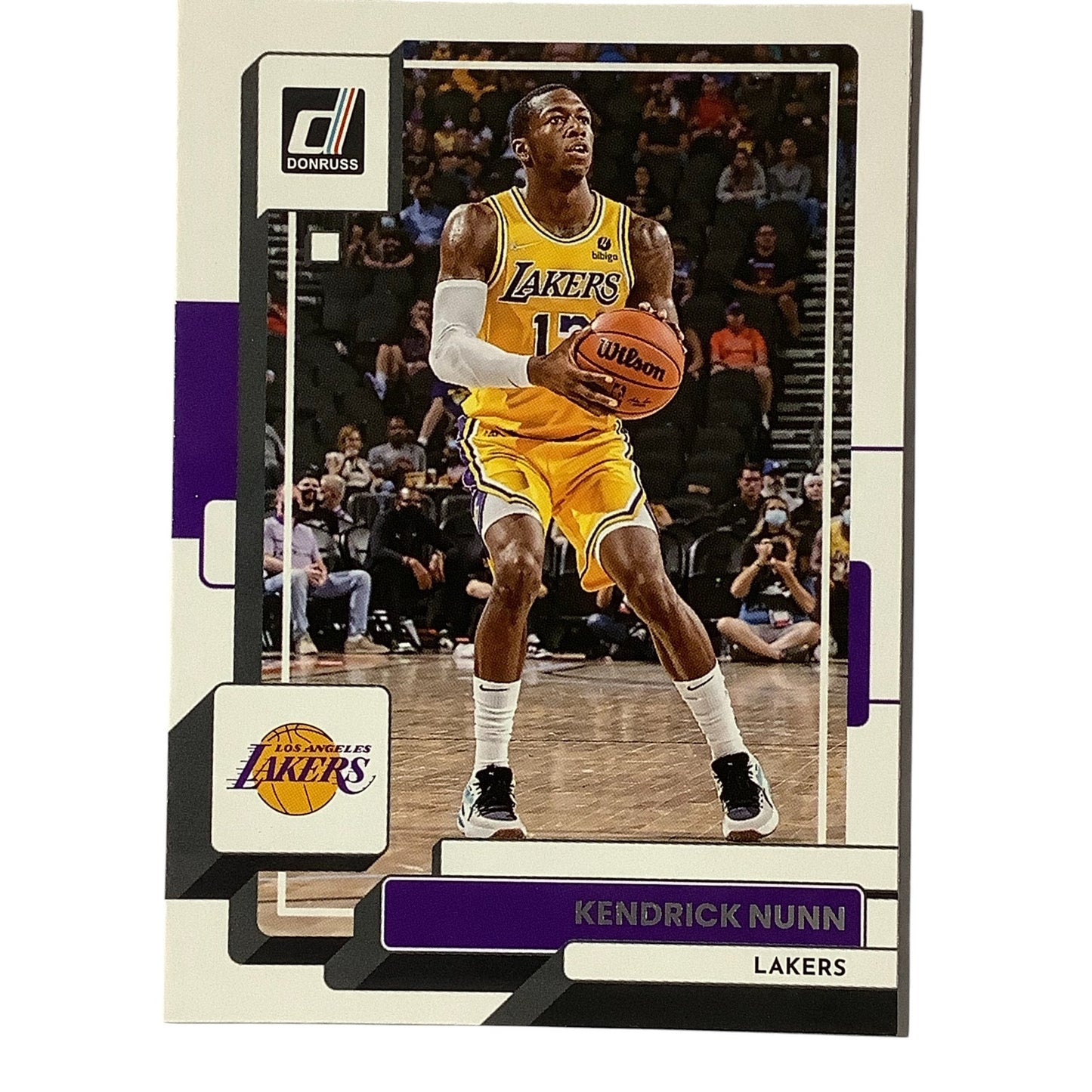 Kendrick Nunn, Card #131, Los Angeles Lakers, 2022-23 NBA Panini Donruss