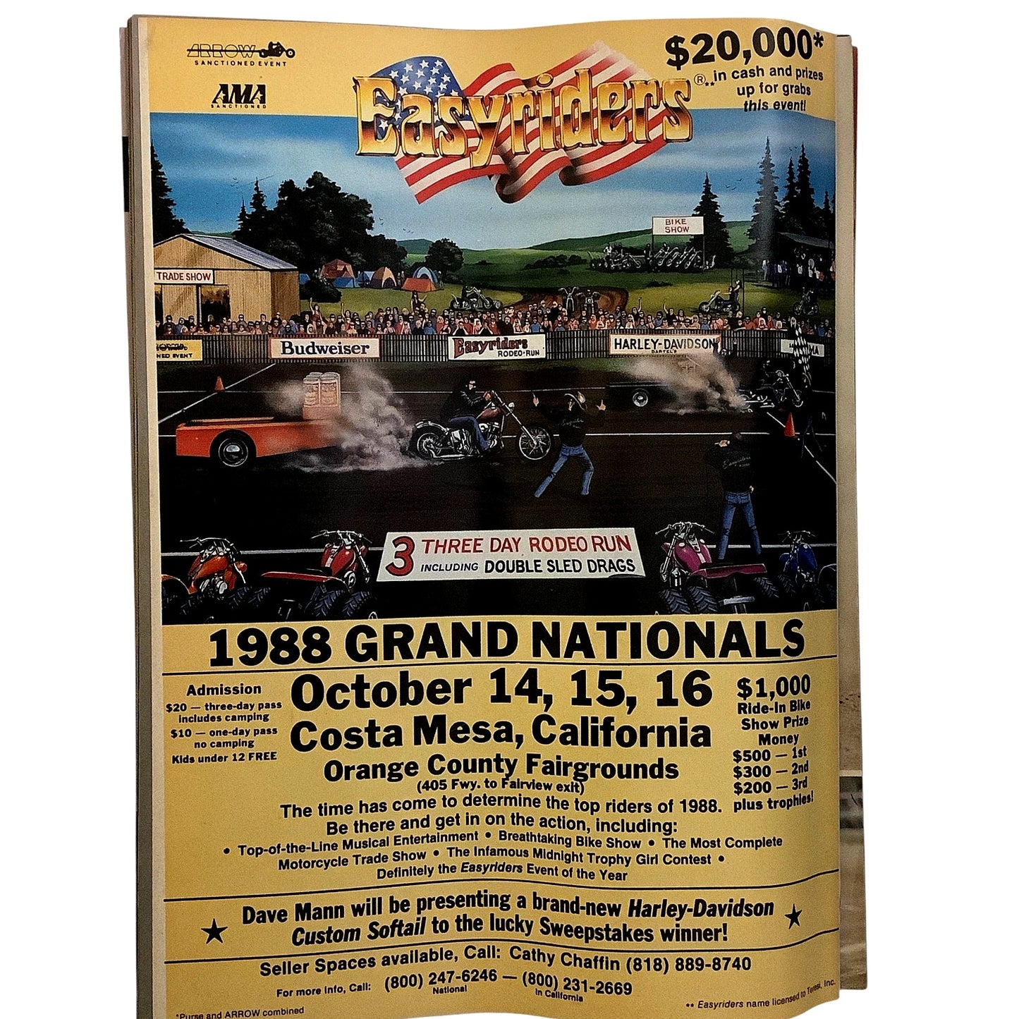 Vintage Easyriders, In The Wind #33, Vintage January 1989