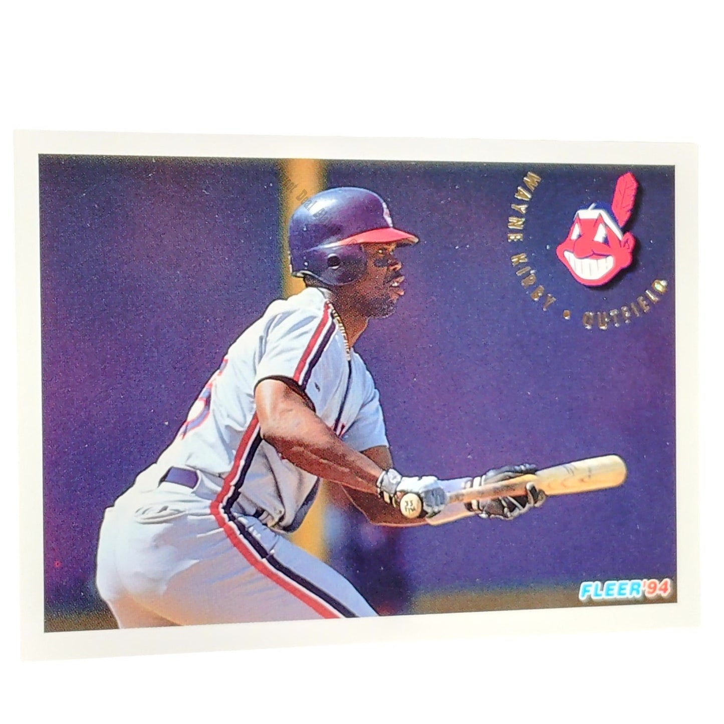 Wayne Kirby, Cleveland Indians, #107, 1994 Fleer Baseball Collector's Card