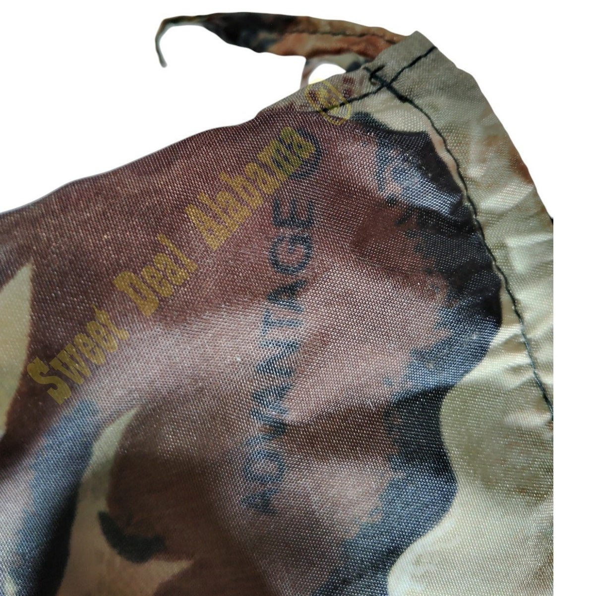 Woodland Forest Camo Pouch, 18.75"H x 3.75"W With Drawstring Closure, U/K Use