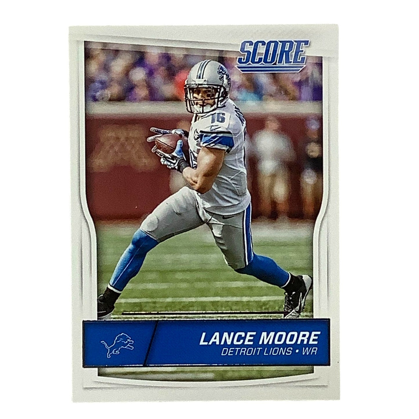 Lance Moore, Detroit Lions, NFL Panini Score 2016 Card 113, EX/NM