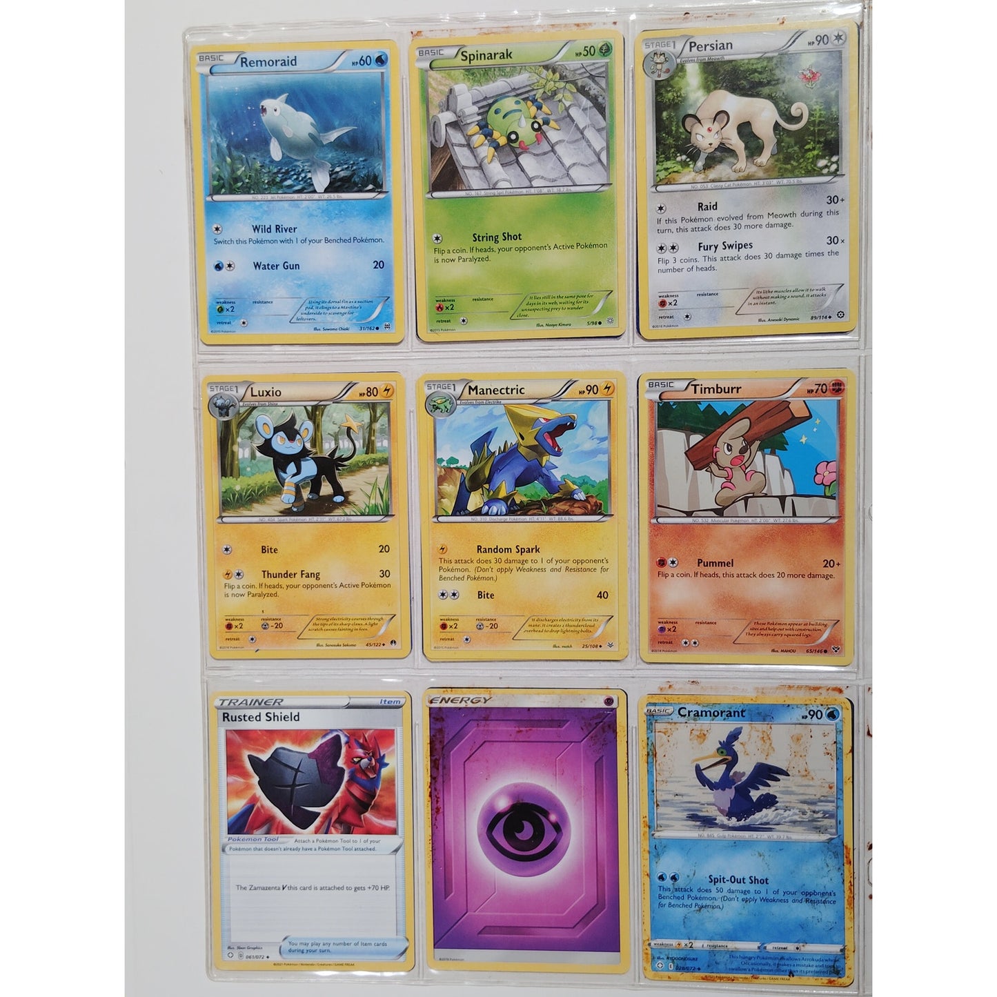 18 Random Pokémon Cards Pictured, Actual Photos Provided