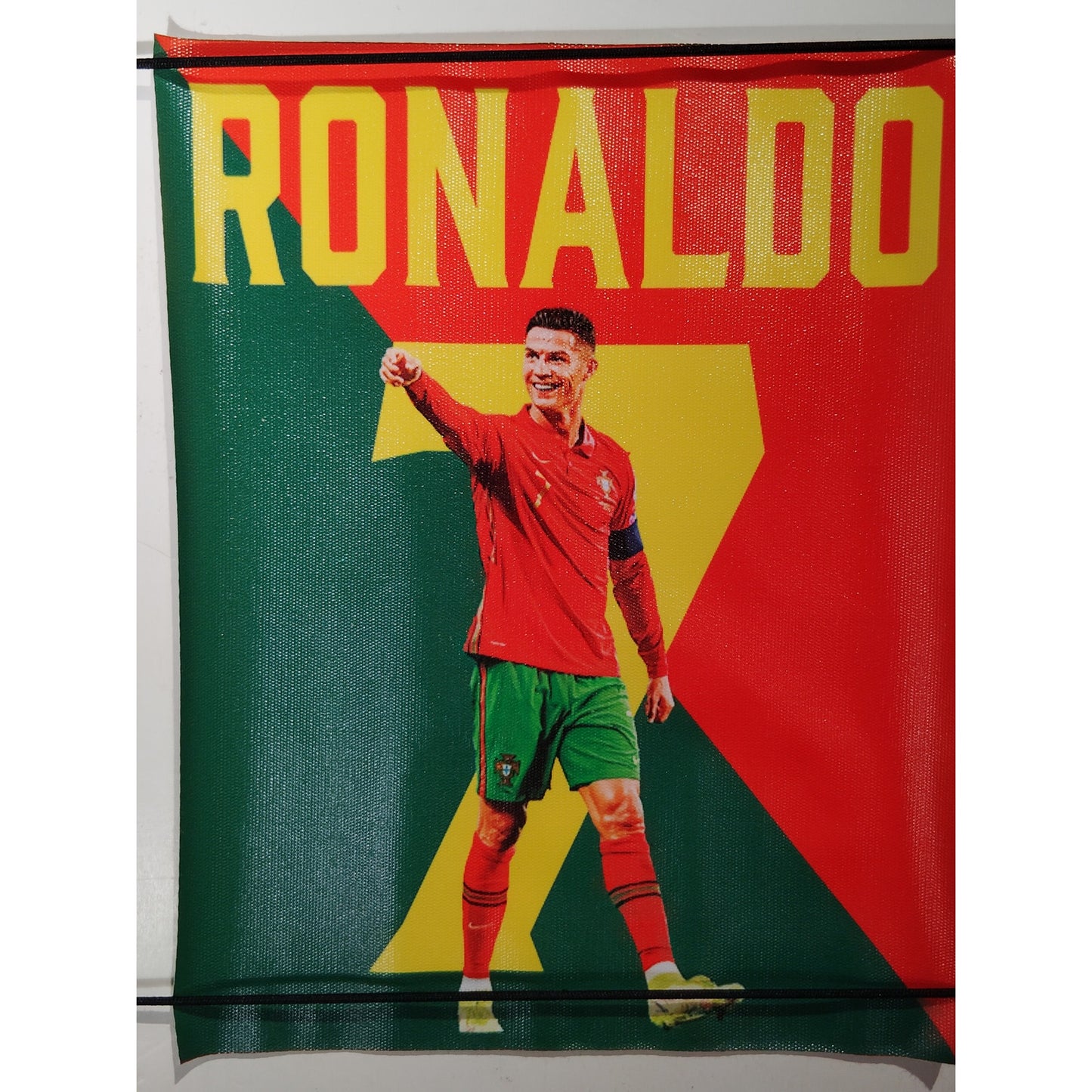 Soccer Legends Canvas Wall Art – Messi, Ronaldo, Neymar, Mbappé -Set of 4, 8x10"