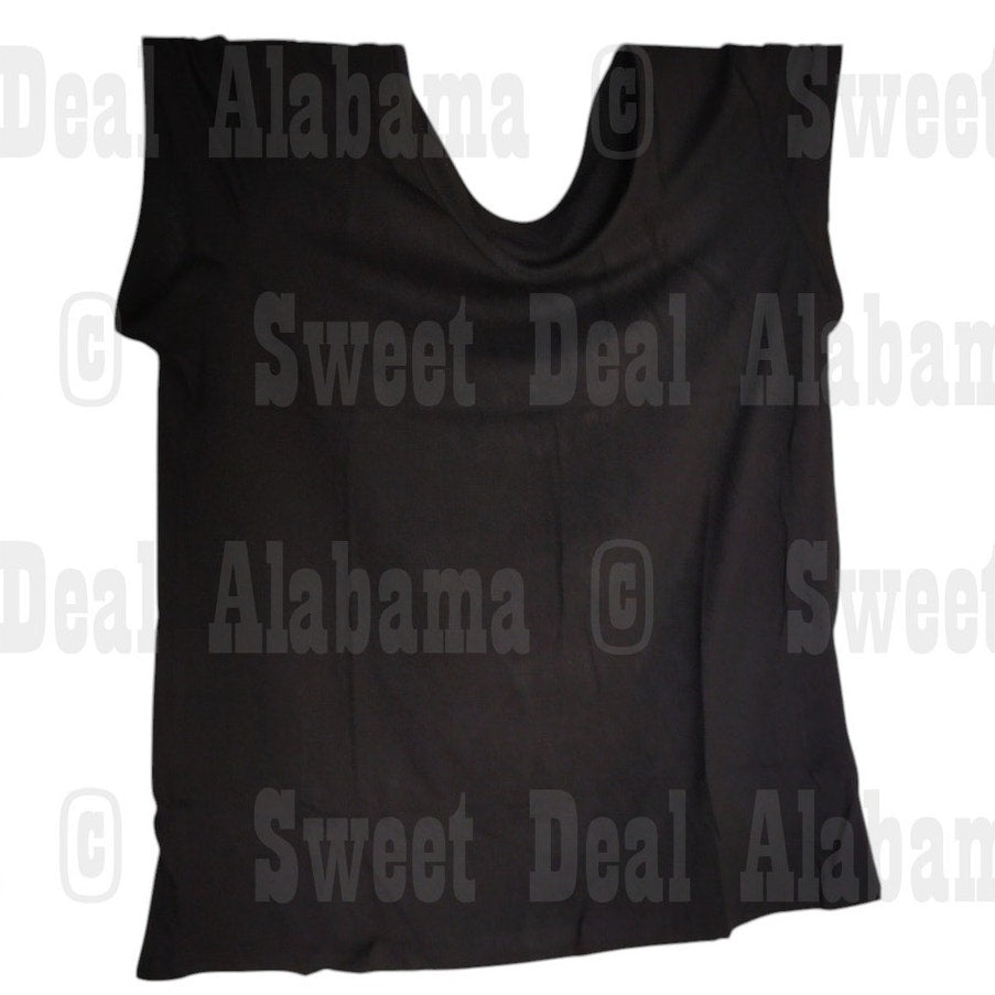 Women’s Cap Sleeve Tank Top – U Neck Casual Loose Fit Blouse, Black, M