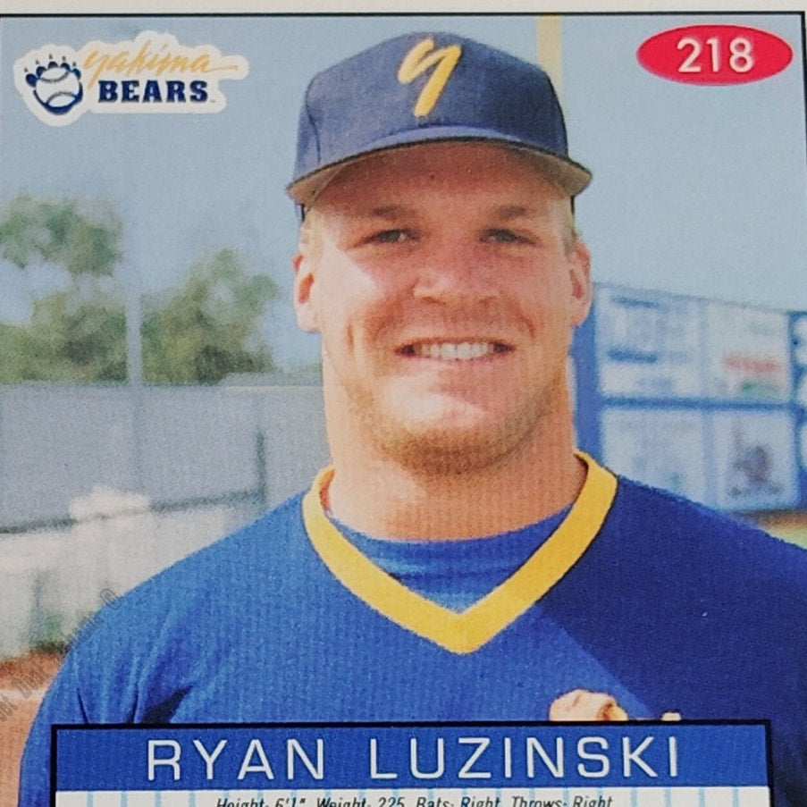 Ryan Luzinski, Yakima Bears, No. 218, 93-94 Fleer Excel Minor Leagues