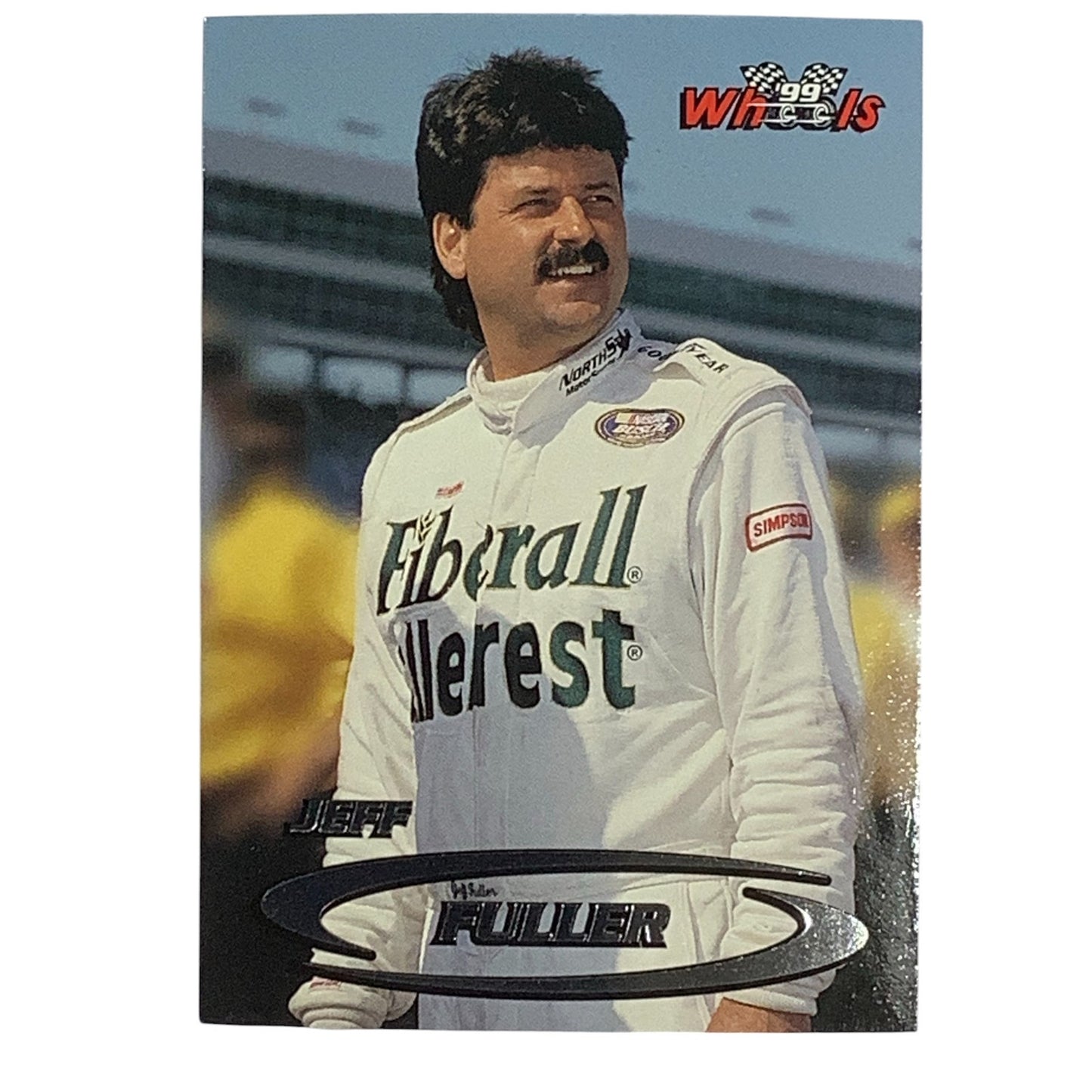 Jeff Fuller (Rookie), Sponsor: Fiberall, #41 1999 Wheels NASCAR Winston Cup, NM+