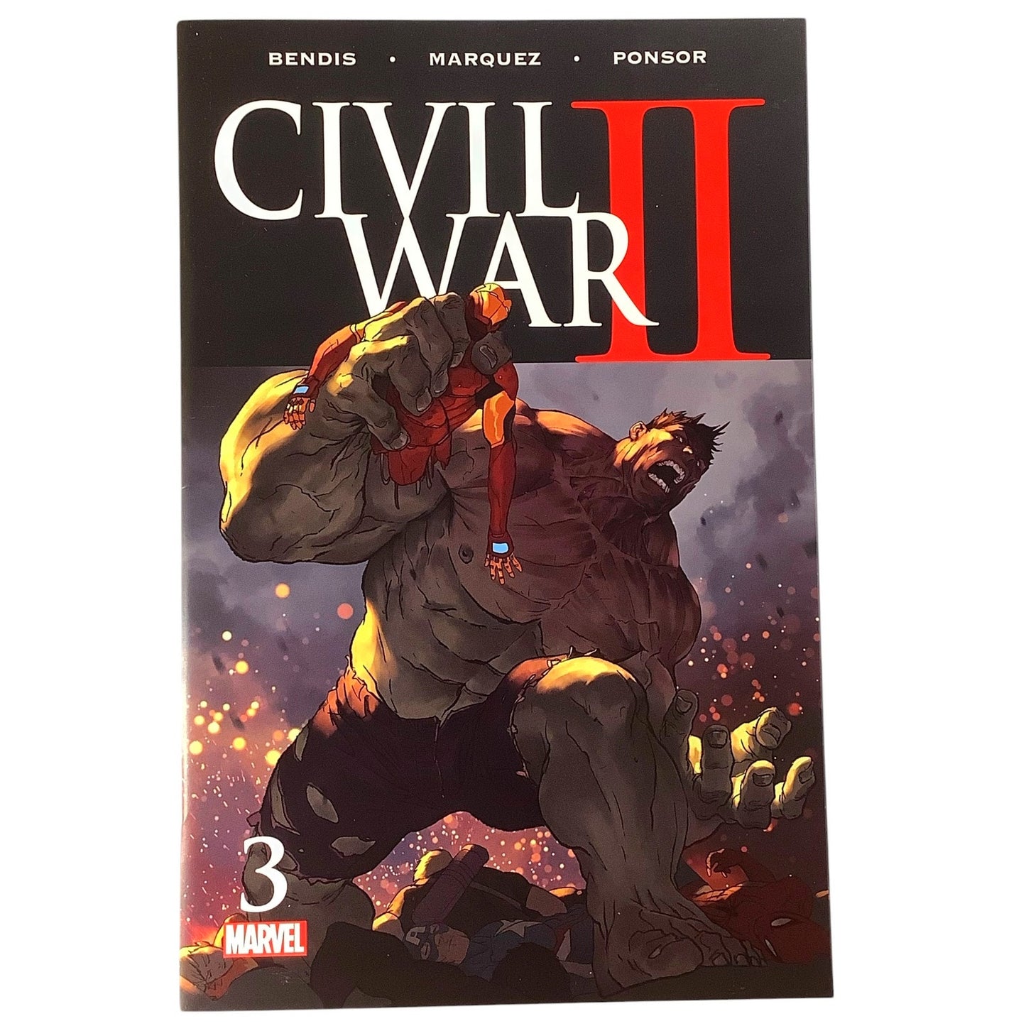 Marvel's Civil War II #3, Sept 2016, NM 9.4, Road to Immortal Hulk
