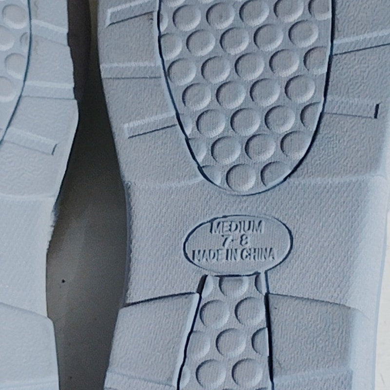 MUK LUKS Micro Chenille Clog Slippers – Blue – Women’s 7‑8 DESCRIPTION