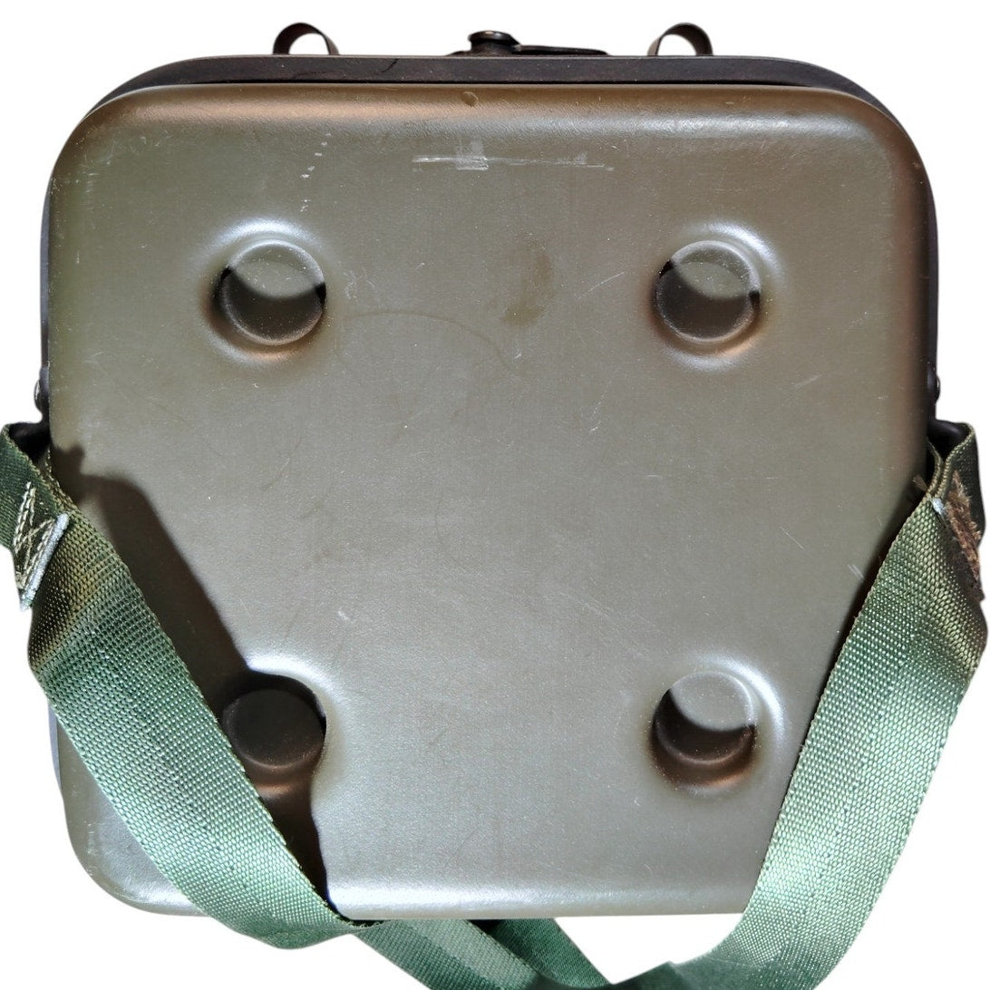 Thermodyne Hard Case – 9"x9"x7", Olive Drab Green, Strap & Lock, No Foam