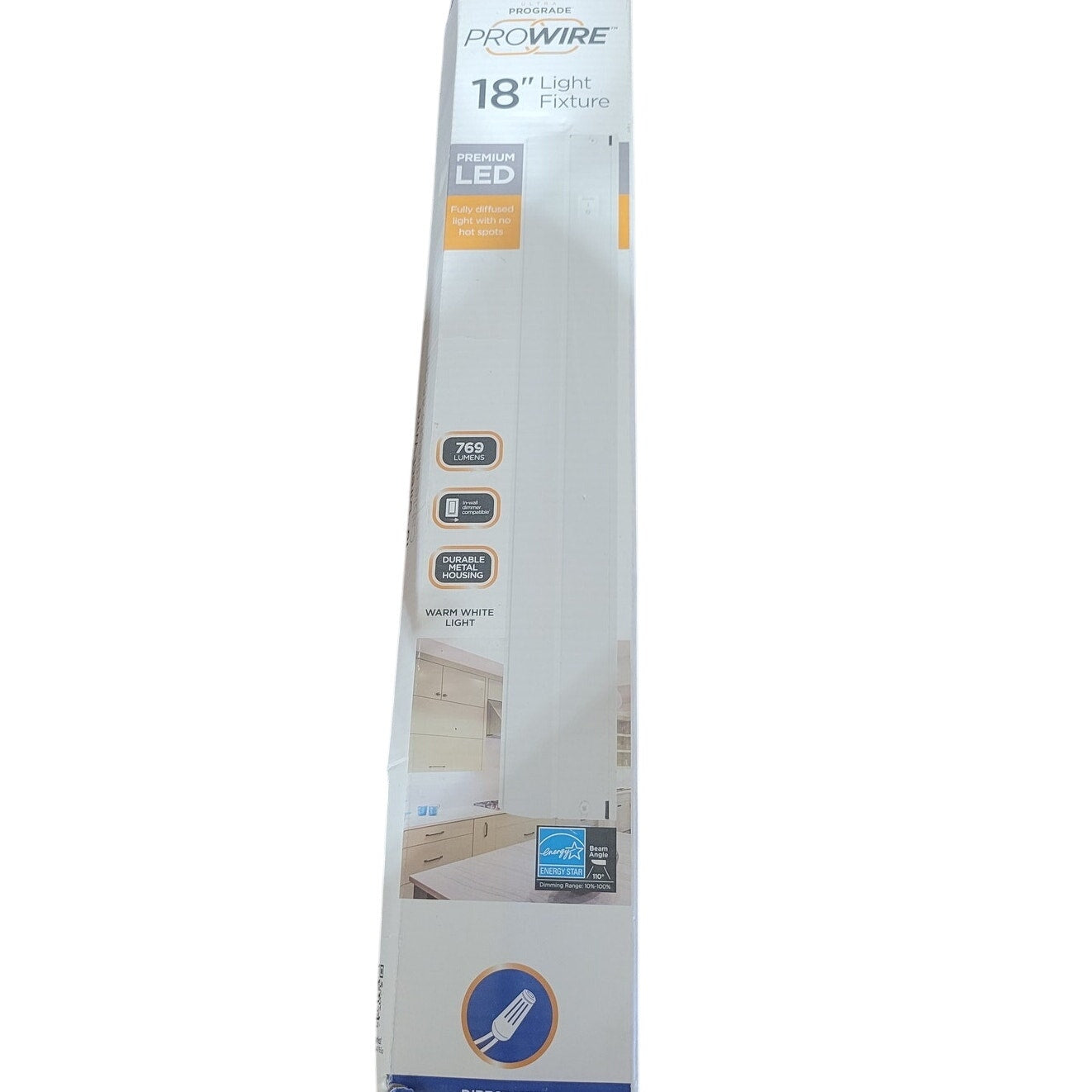 ULTRA PROGRADE ProWire Direct Wire 18 in. LED White Under Cabinet Light