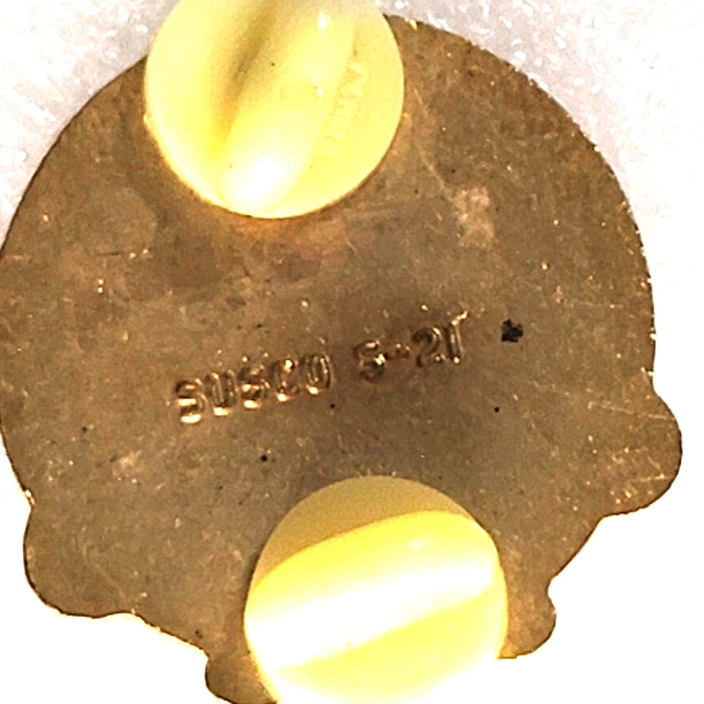 Third Army Hat Lapel Pin 1‑1/8"- Made in U.S.A. by Harry Sugerman, Inc. (Susco)