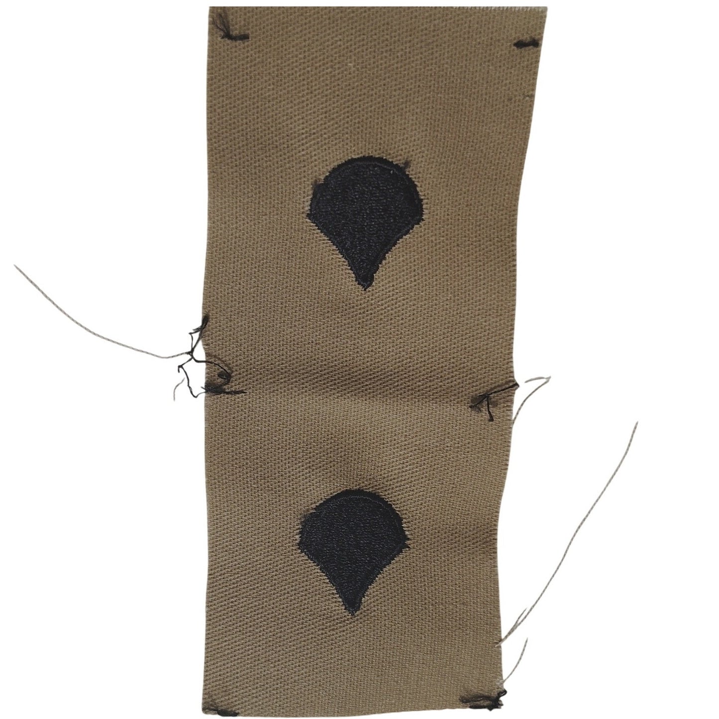Vintage U.S. Army Specialist E‑4 Rank Patch – DCU Desert, Sew‑On (Pair)
