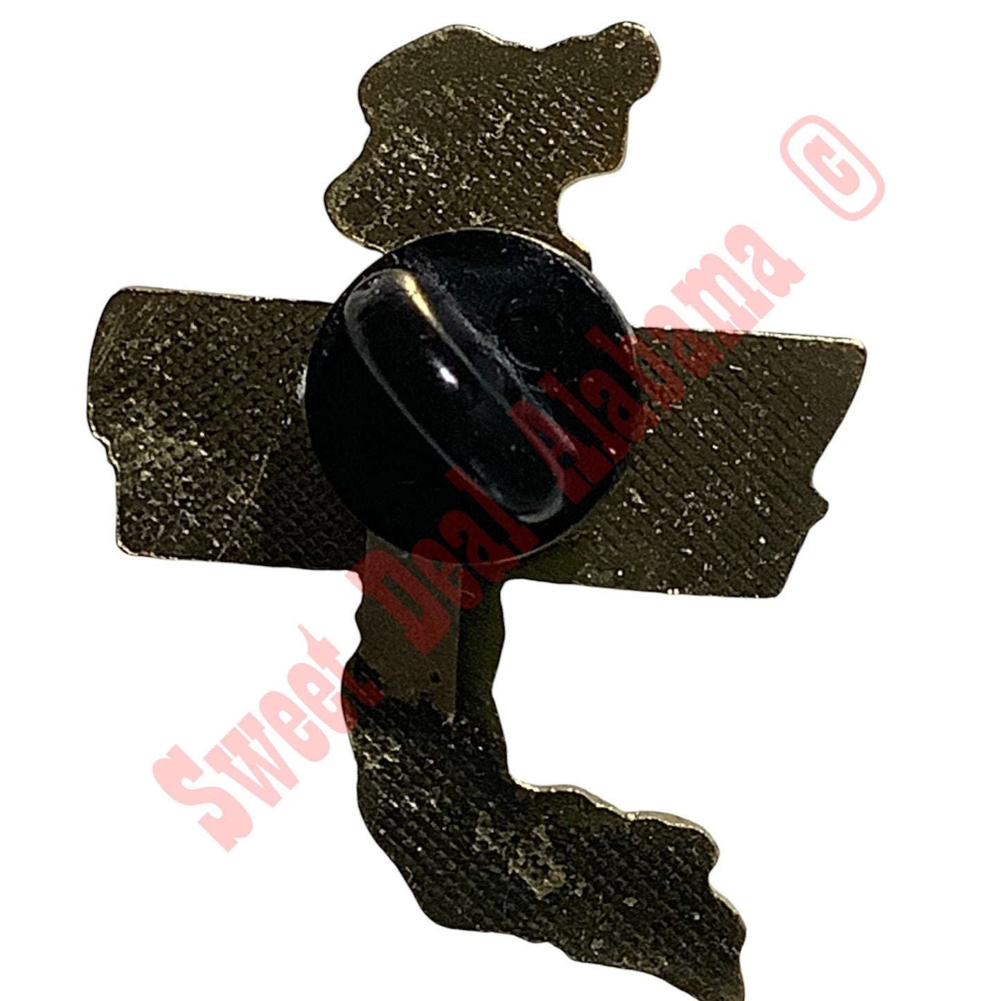 Vietnam Country Outline w/ "Vietnam Veteran"- Hat or Lapel Pin 1-1/4"H x 1"W