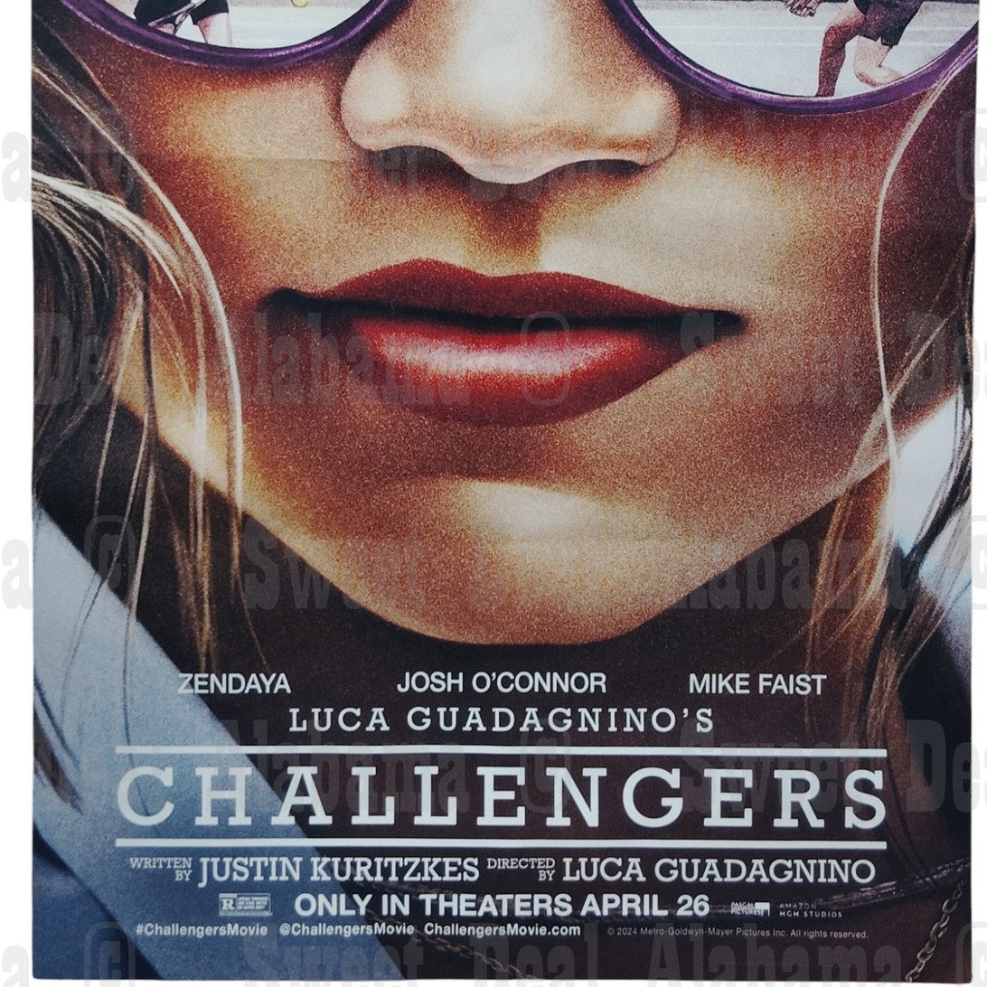 Challengers – 16” x 24” Canvas Print of Movie Poster – Unframed