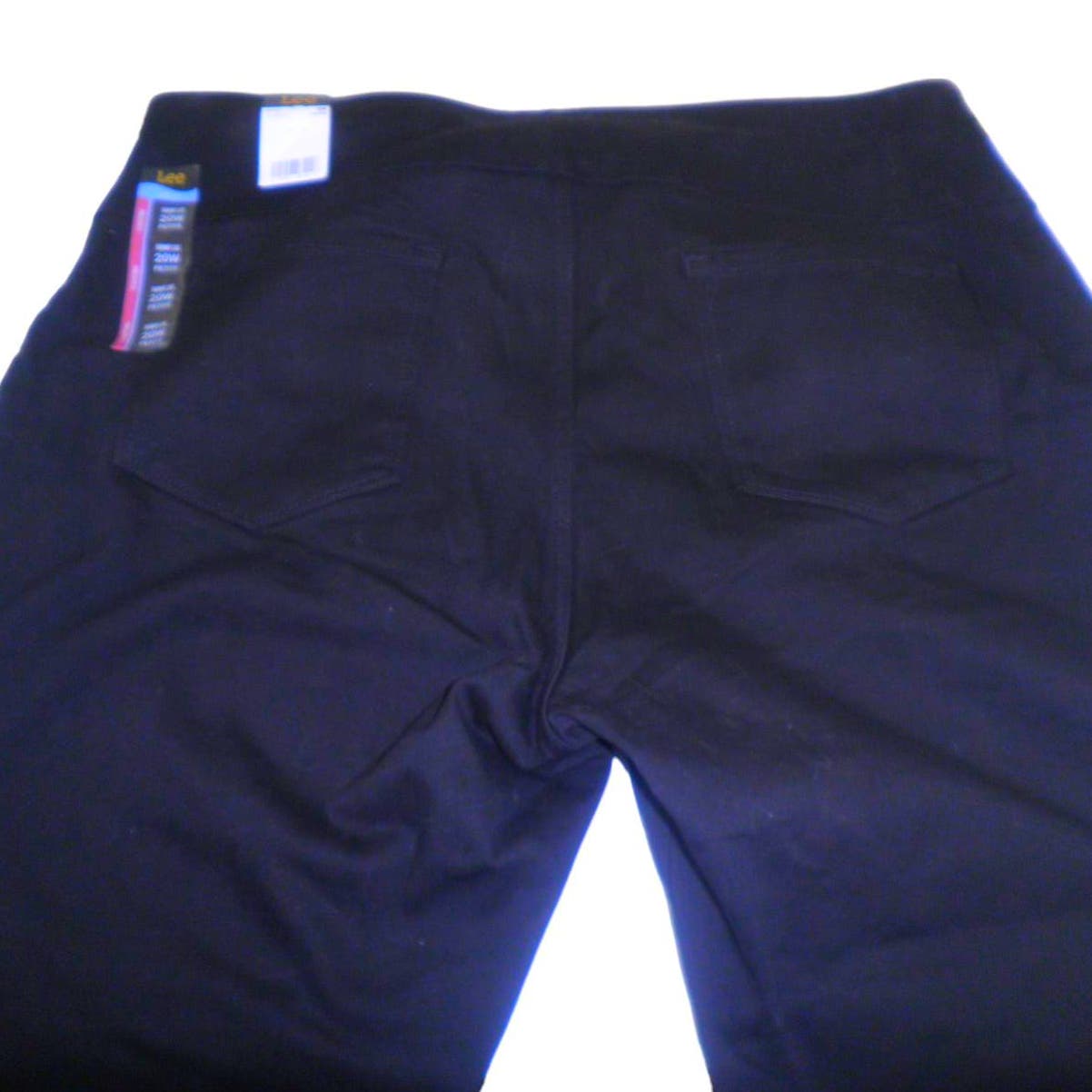 Lee Plus Size Sculpting Slim Fit Skinny Leg Pull on Jeans, Black, 20W Petite