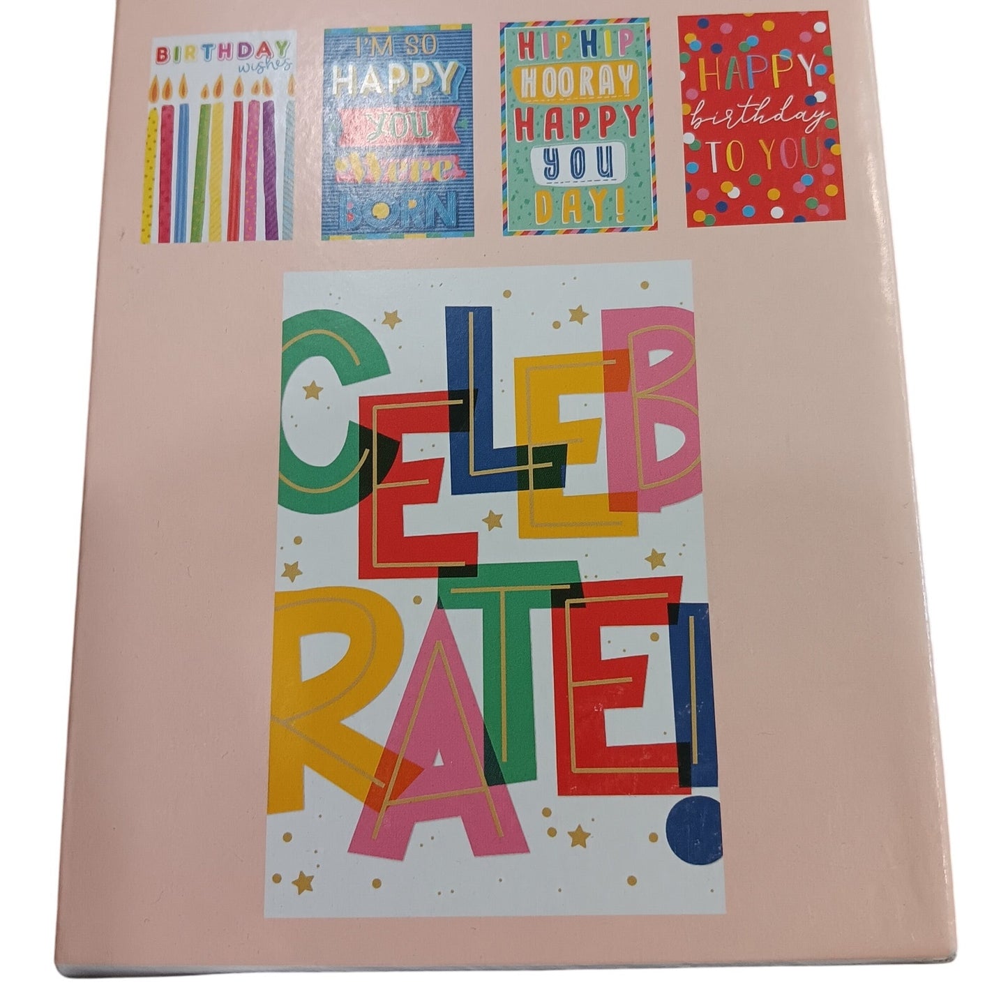 ME Birthday Cards - 10-Pack - 5 Styles x 2 Each - 4"x6" - Soy Ink - PN 620064