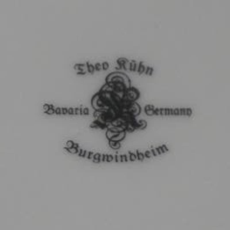 Theo Kohn Porcelain Plate, 7.5"D Krämerbrücke, Merchant's Bridge, Erfurt Germany