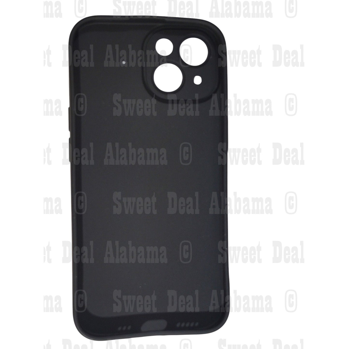 For iPhone 15 Bumper Case, Featuring Front View of Dodge Challenger