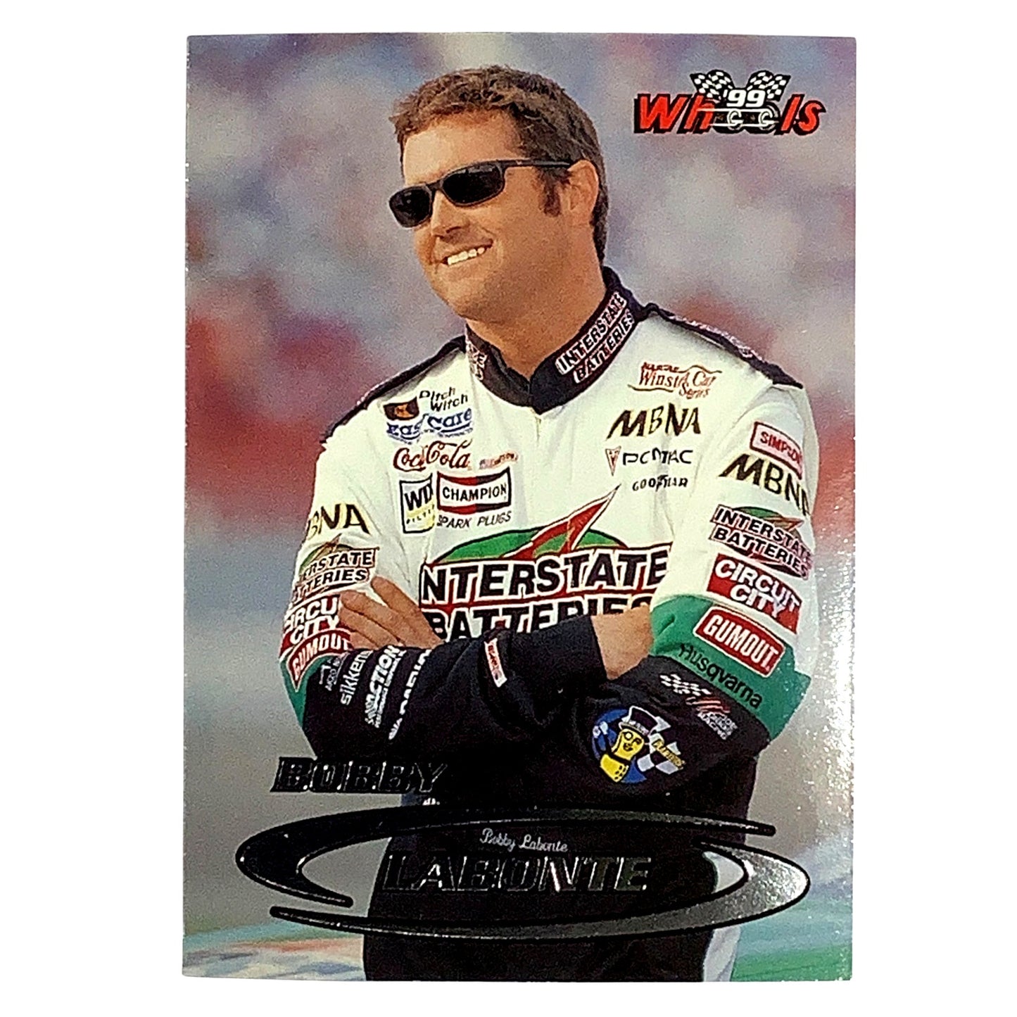 Bobby Labonte Interstate Batteries, Card 17, 1999 Wheels NASCAR Winston Cup, NM+