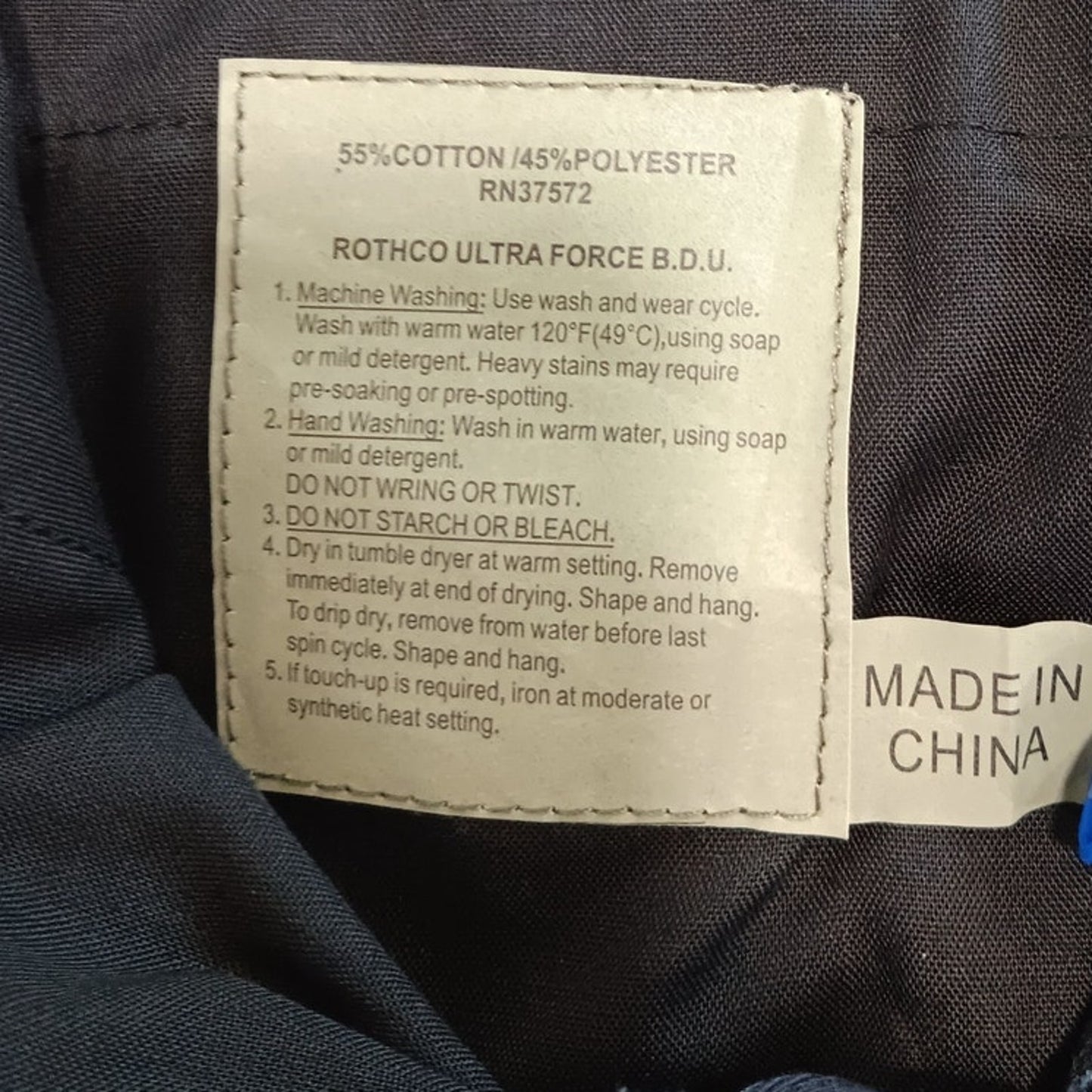 Rothco Ultra Force BDU Shorts - Dark Navy - Small Regular (27–31"W) - RN37572