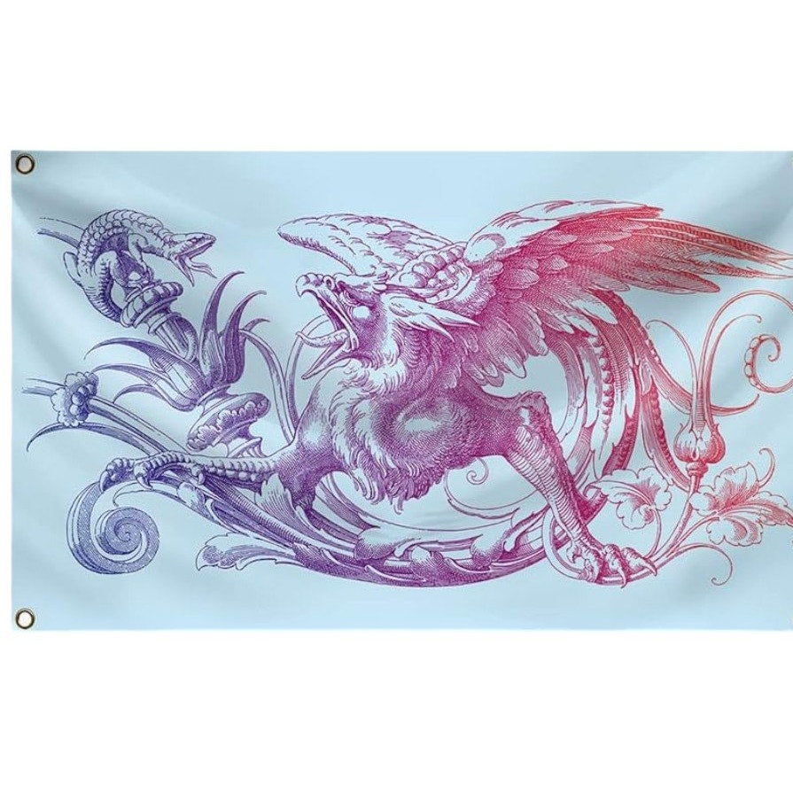 Griffin (Gryphon or Griffon) Flag 3'H x 5'W Flag, Mythological Creature Novelty