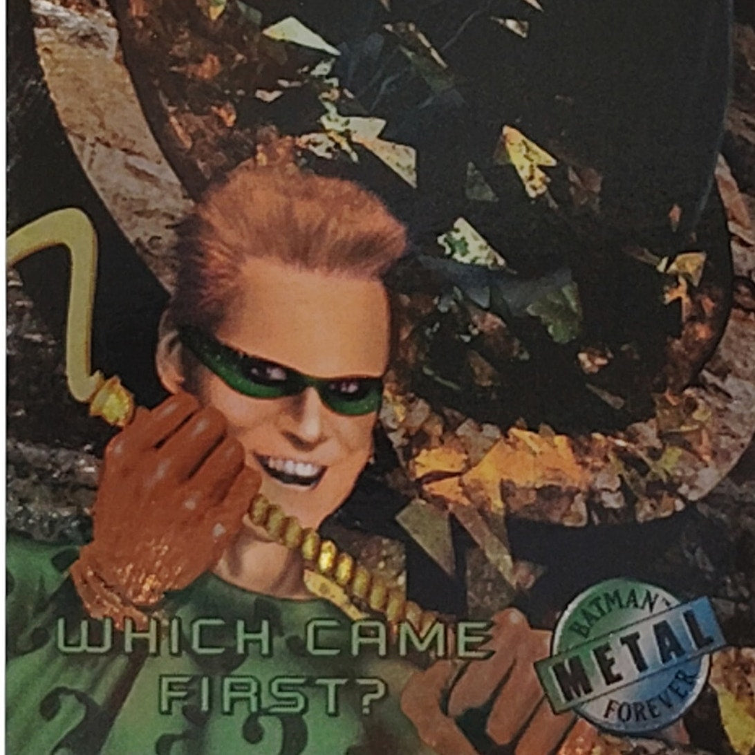 Sentinel 1995 The Riddler Metal Batman Forever Collector’s Card #44 – DC Comics