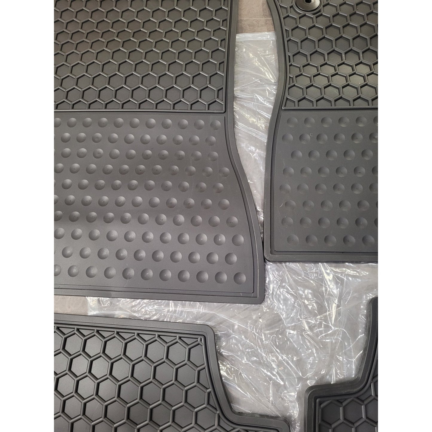 Floor Mats for VW Taos 2022–2025 - Custom Fit - Black Rubber - All Weather