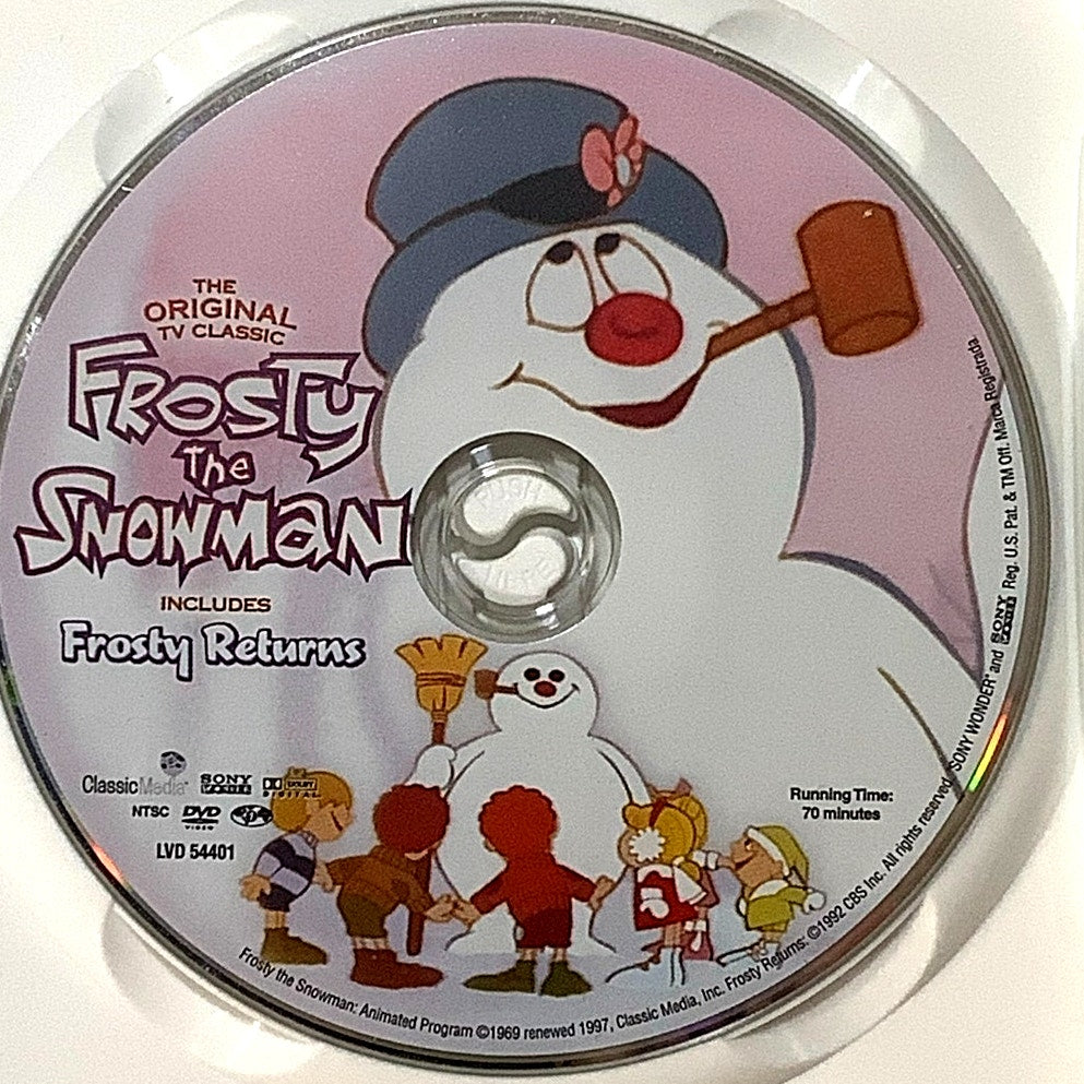 Frosty the Snowman, Frosty Returns, DVD 2004, 70 Minutes Runtime - Kids, Family