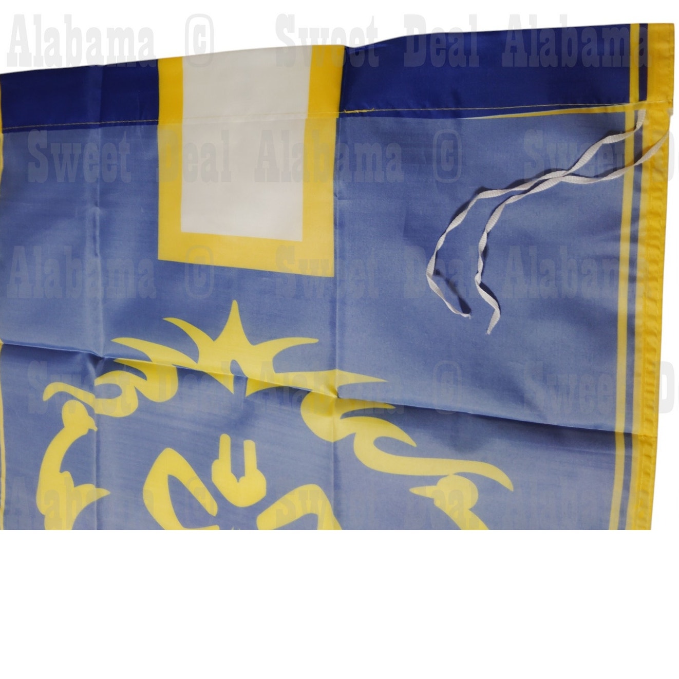 Alliance Badge Banner Flag – 24” x 40” World of Warcraft Emblem, Sleeved Hanging