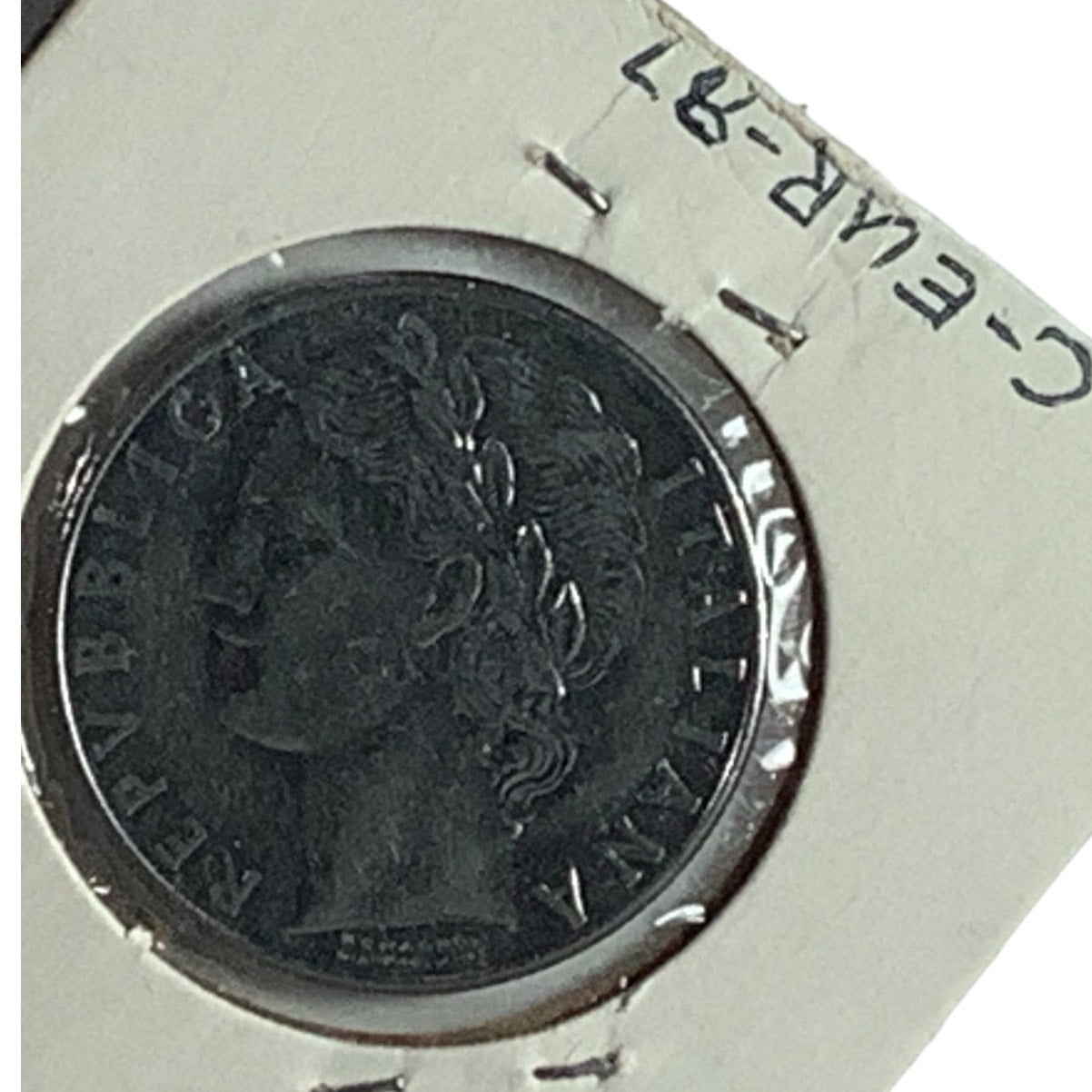 Italy 100 Lire, 1978, Laureate Head of a Woman, Reverse: Goddess Minerva