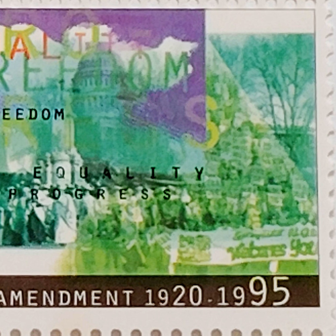 Strip of 6 – 1995 USA 32¢ 19th Amendment MNH Scott 2980 Suffrage